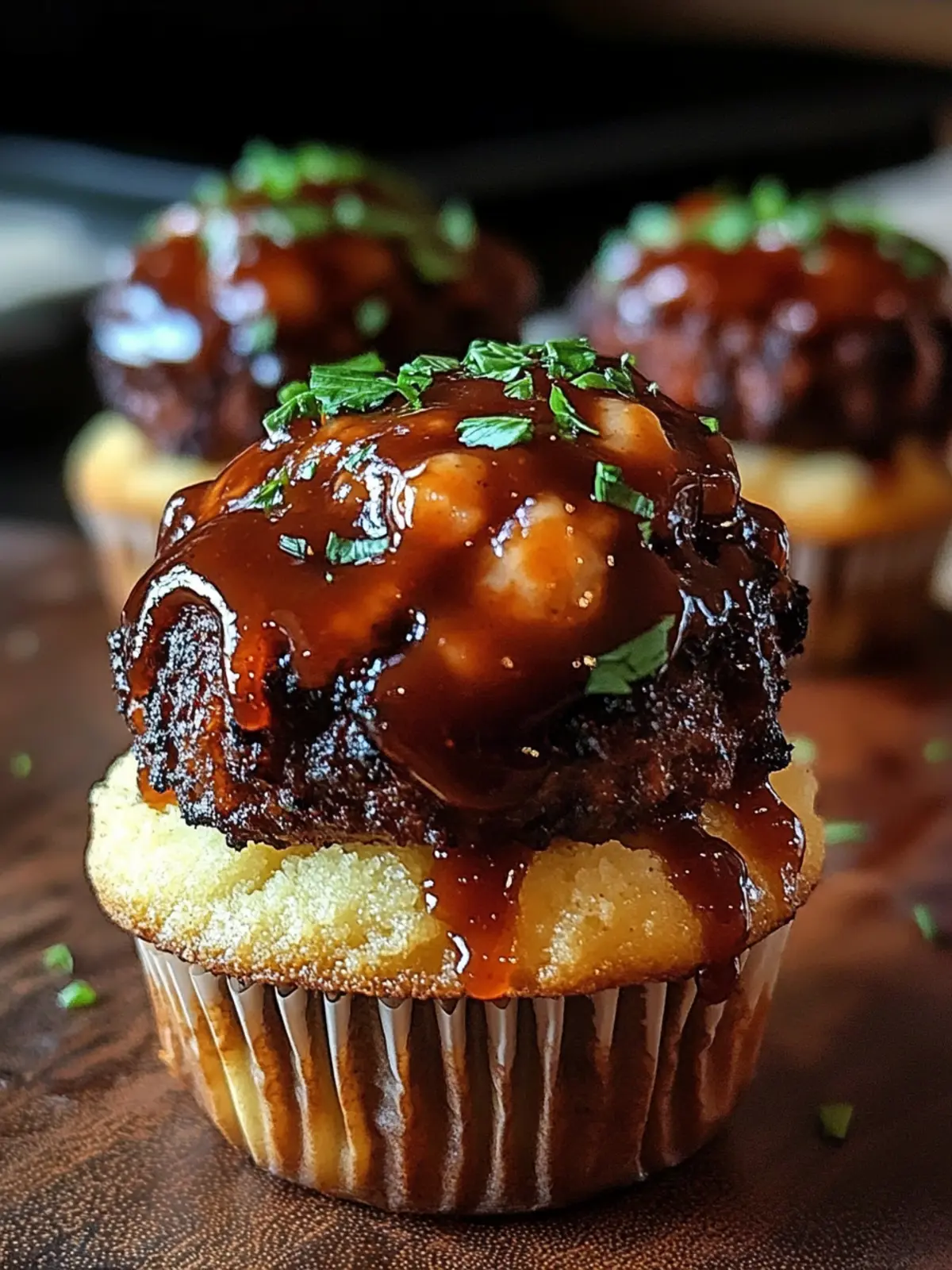 Smoky Bourbon BBQ Meatloaf Cupcakes: A Fun Comfort Food Twist 2 Smoky Bourbon BBQ Meatloaf Cupcakes