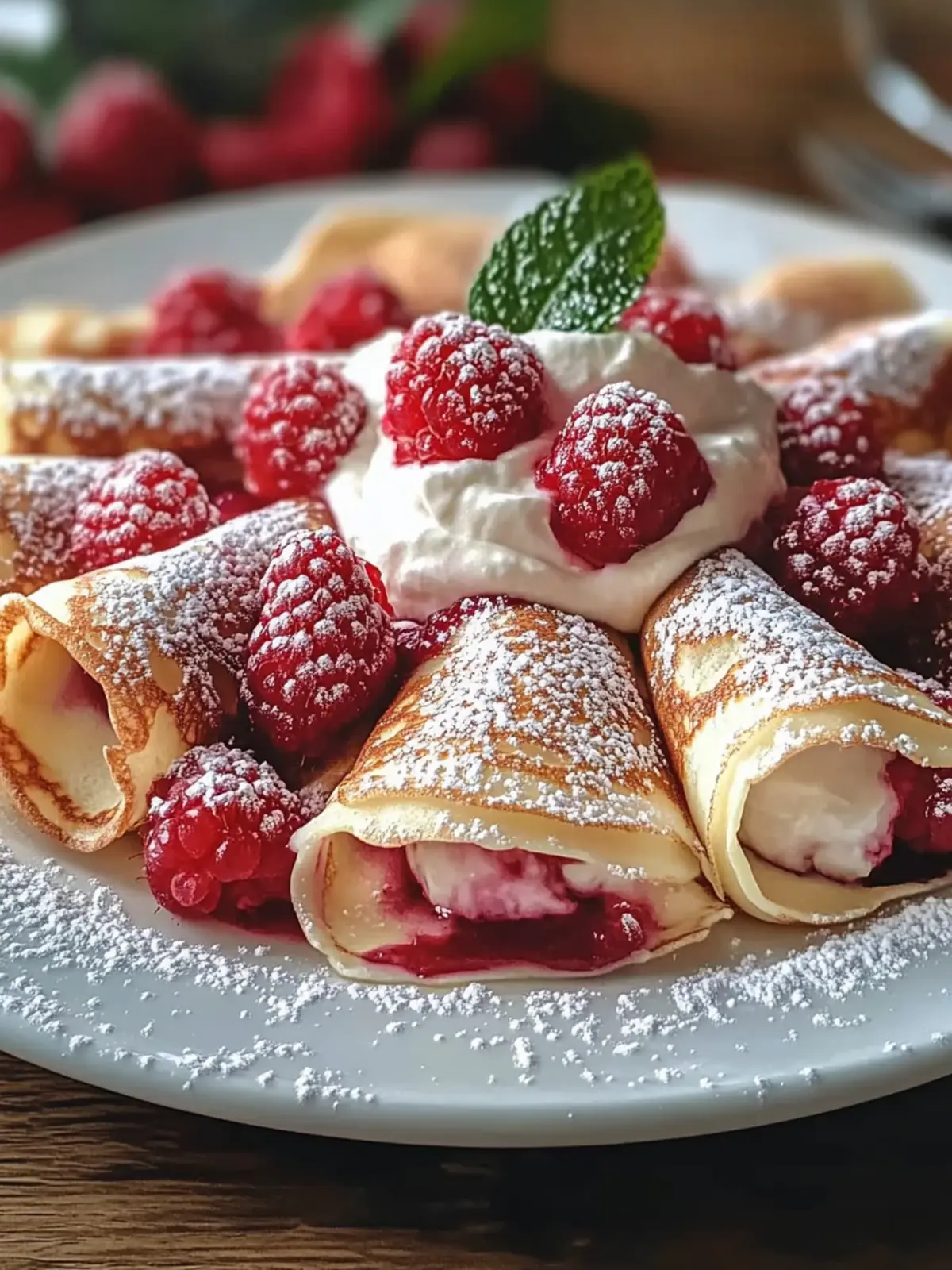 Raspberry Vanilla Cream Crepes to Brighten Your Brunch 2 Raspberry Vanilla Cream Crepes