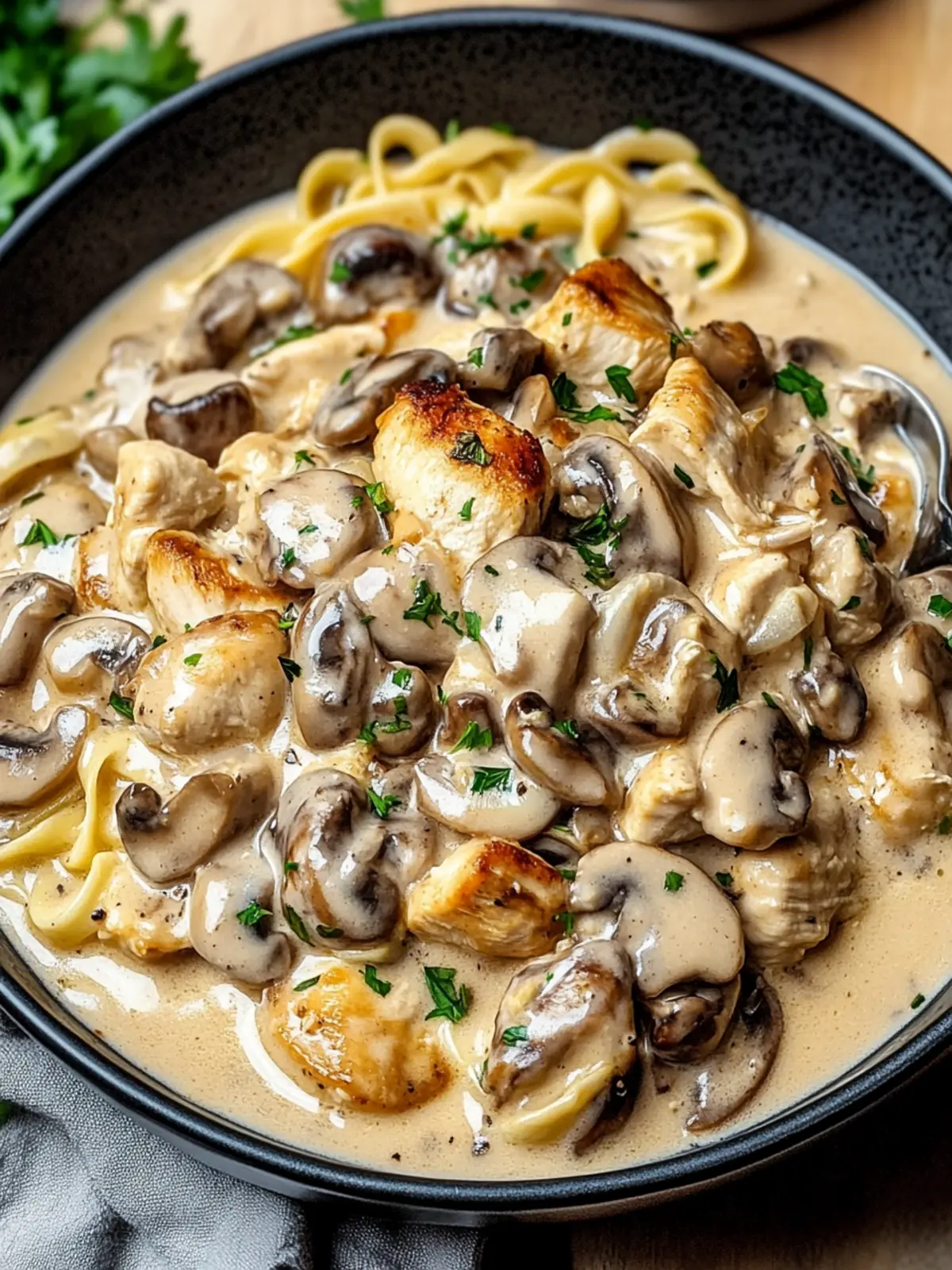 Creamy Chicken Stroganoff in 30 Minutes – Pure Comfort Bliss 5 Chicken Stroganoff