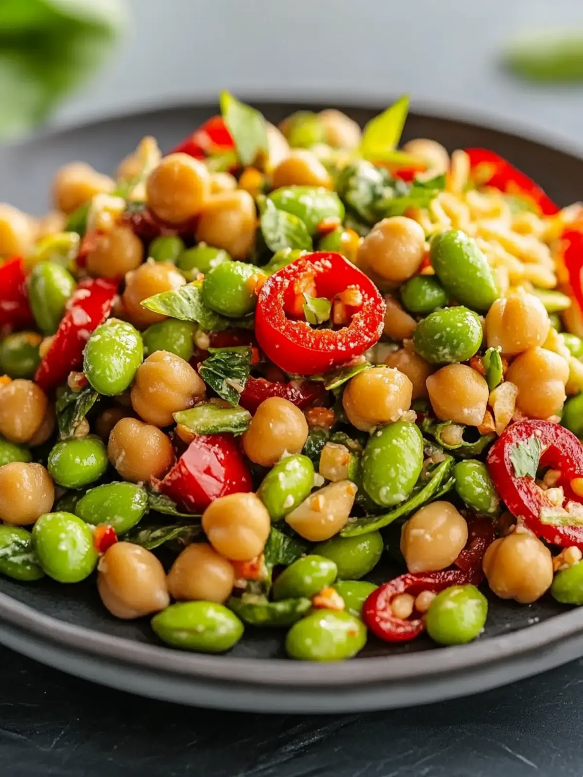 Chickpea Edamame Salad: A Flavorful Twist on Freshness 2 Chickpea Edamame Salad