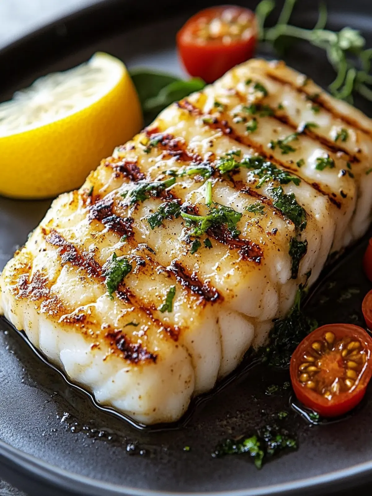 Grilled Cod with Lemon-Herb Marinade: A Healthy Flavor Boost 3 Grilled Cod with Lemon-Herb Marinade