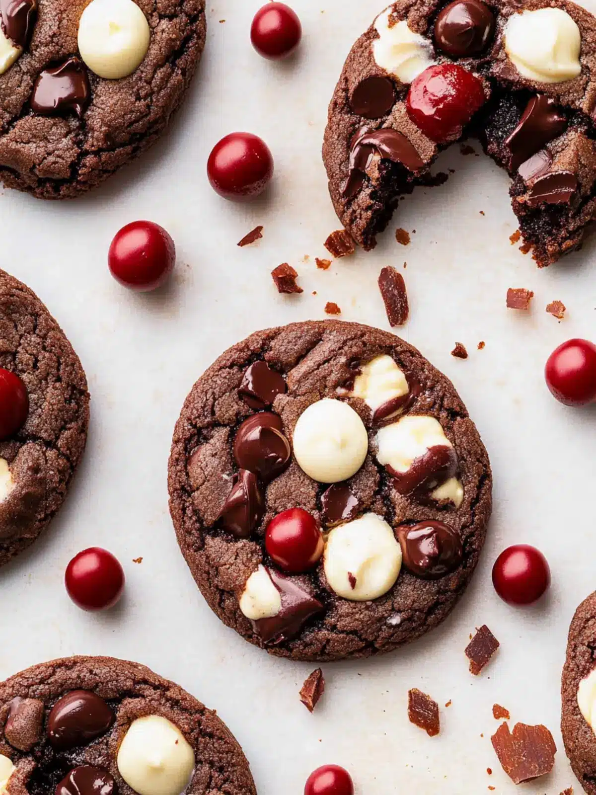 Chewy Black Forest Cookies with Fresh Cherries Made Easy 2 Black Forest Cookies