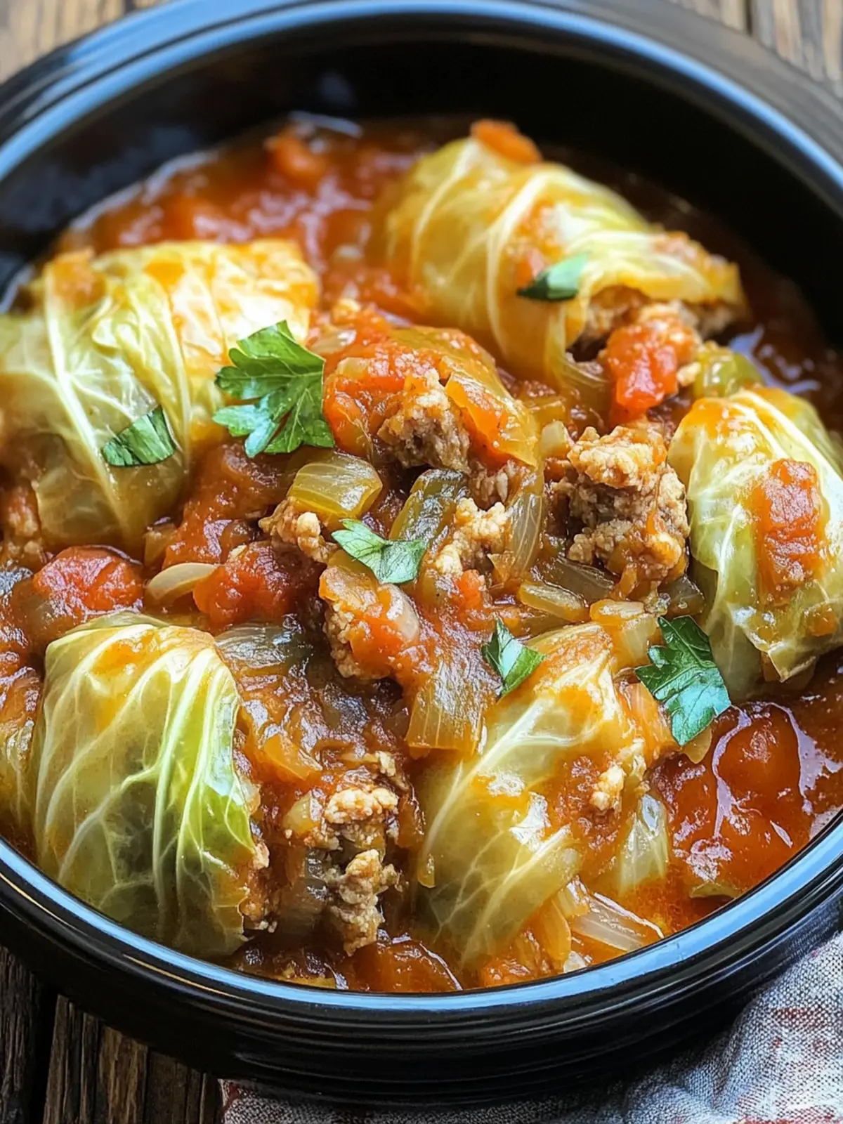 Slow Cooker Unstuffed Cabbage Rolls: Family Comfort in a Bowl 4 Slow Cooker Unstuffed Cabbage Rolls