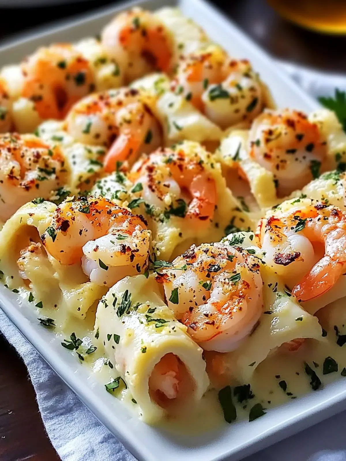 Creamy Garlic Parmesan Shrimp Roll-Ups You Can't Resist 4 Creamy Garlic Parmesan Shrimp Roll-Ups