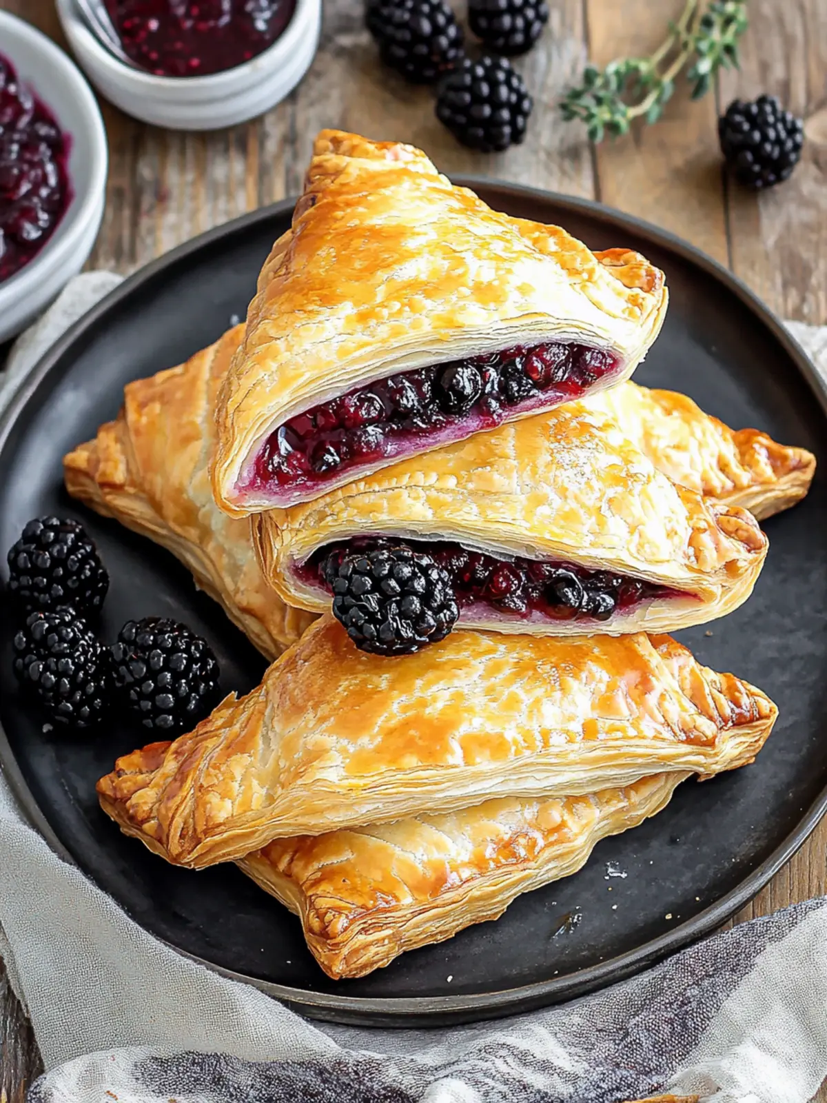 Irresistible Blackberry Turnovers: Sweet Pastry Bliss at Home 5 Blackberry Turnovers