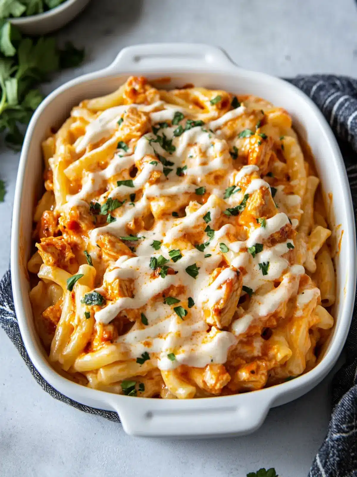 Creamy Buffalo Chicken Pasta for Your Next Comfort Meal 4 Creamy Buffalo Chicken Pasta