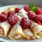 Raspberry Vanilla Cream Crepes to Brighten Your Brunch 10 Raspberry Vanilla Cream Crepes