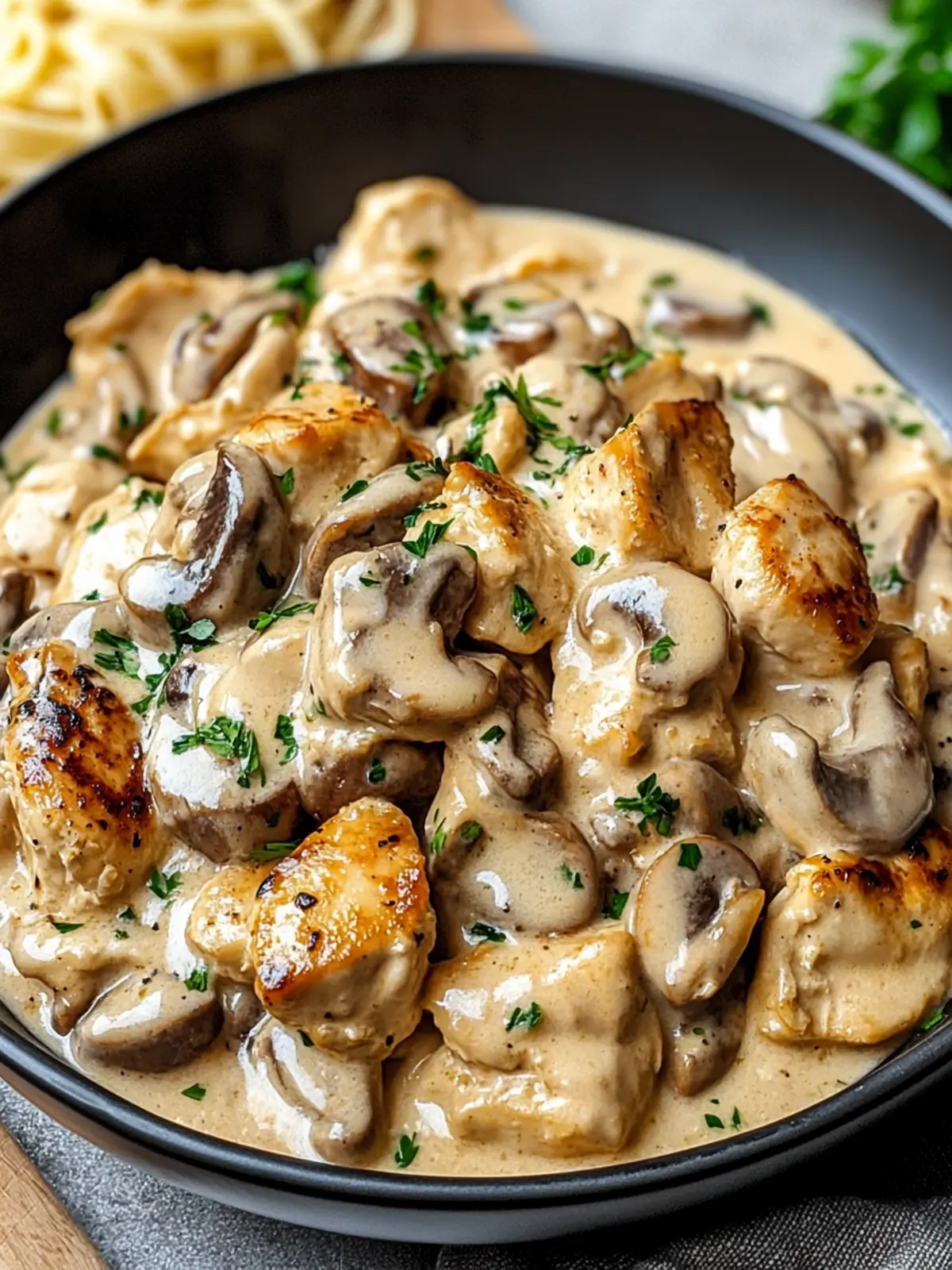Creamy Chicken Stroganoff in 30 Minutes – Pure Comfort Bliss 2 Chicken Stroganoff