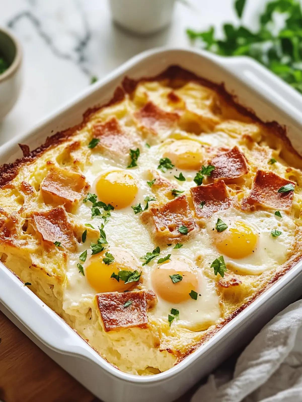 Eggs Benedict Casserole: A Make-Ahead Brunch Game Changer 3 Eggs Benedict Casserole