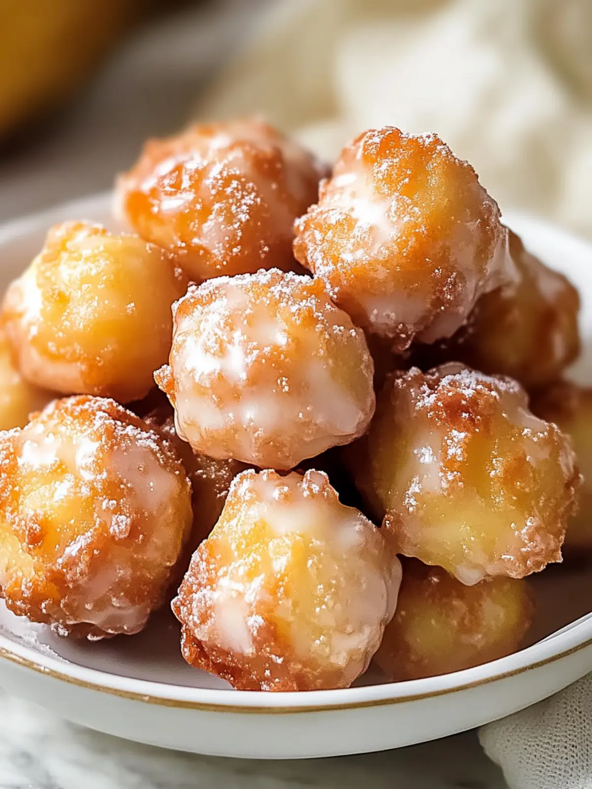 Irresistible Apple Fritter Bites Perfect for Fall Snacking 3 Apple Fritter Bites