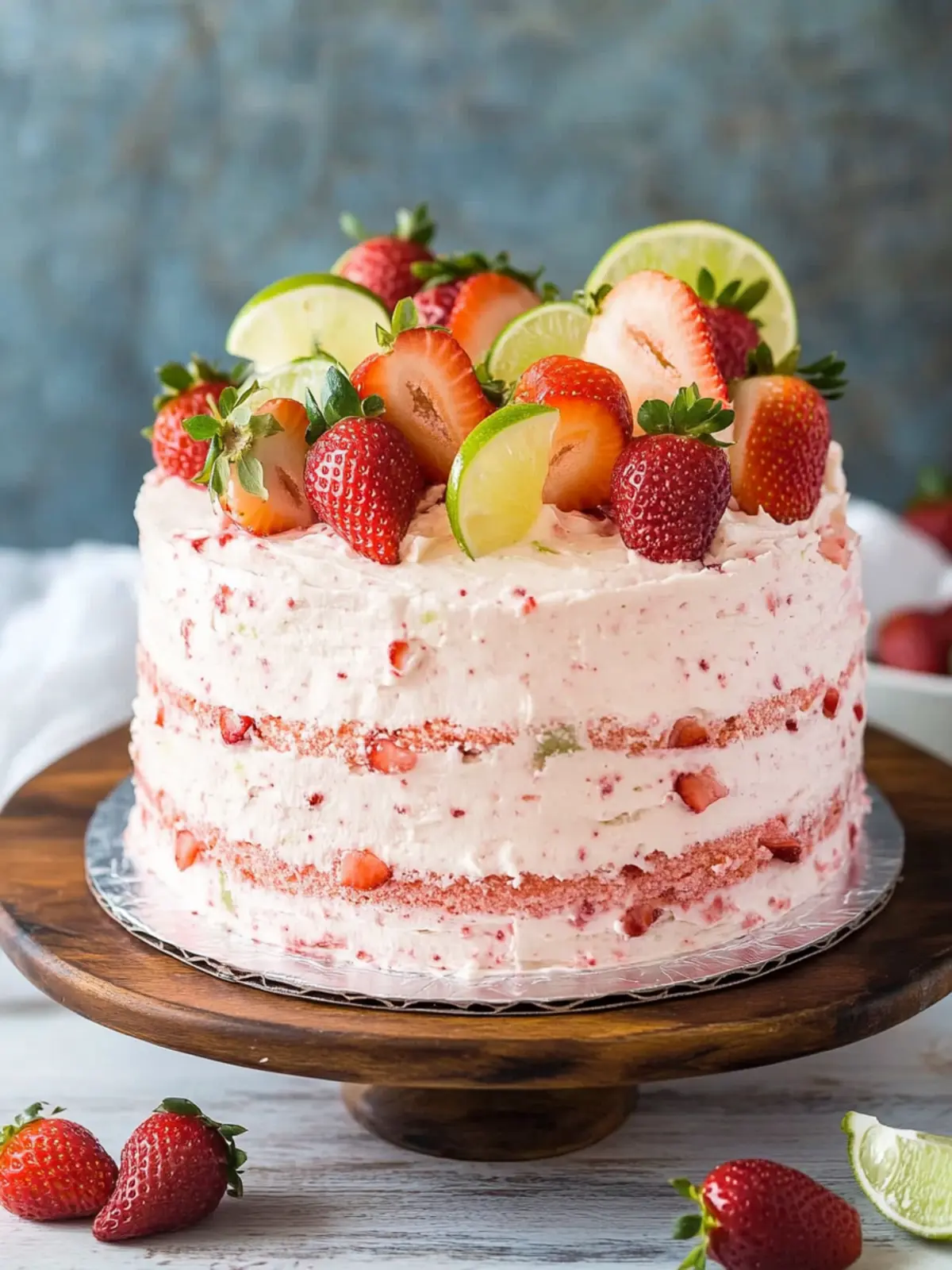 Strawberry Margarita Layer Cake: A Festive Delight to Savor 3 Strawberry Margarita Layer Cake