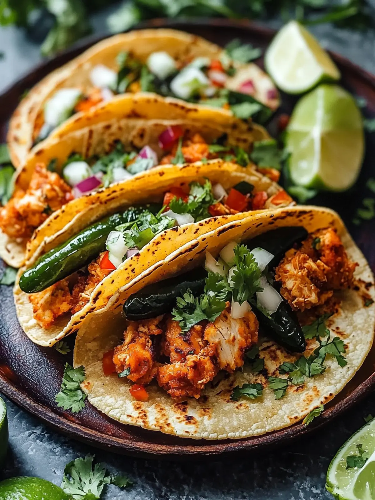 Crispy Poblano Chicken Tacos for Quick Family Dinners 3 Crispy Poblano Chicken Tacos