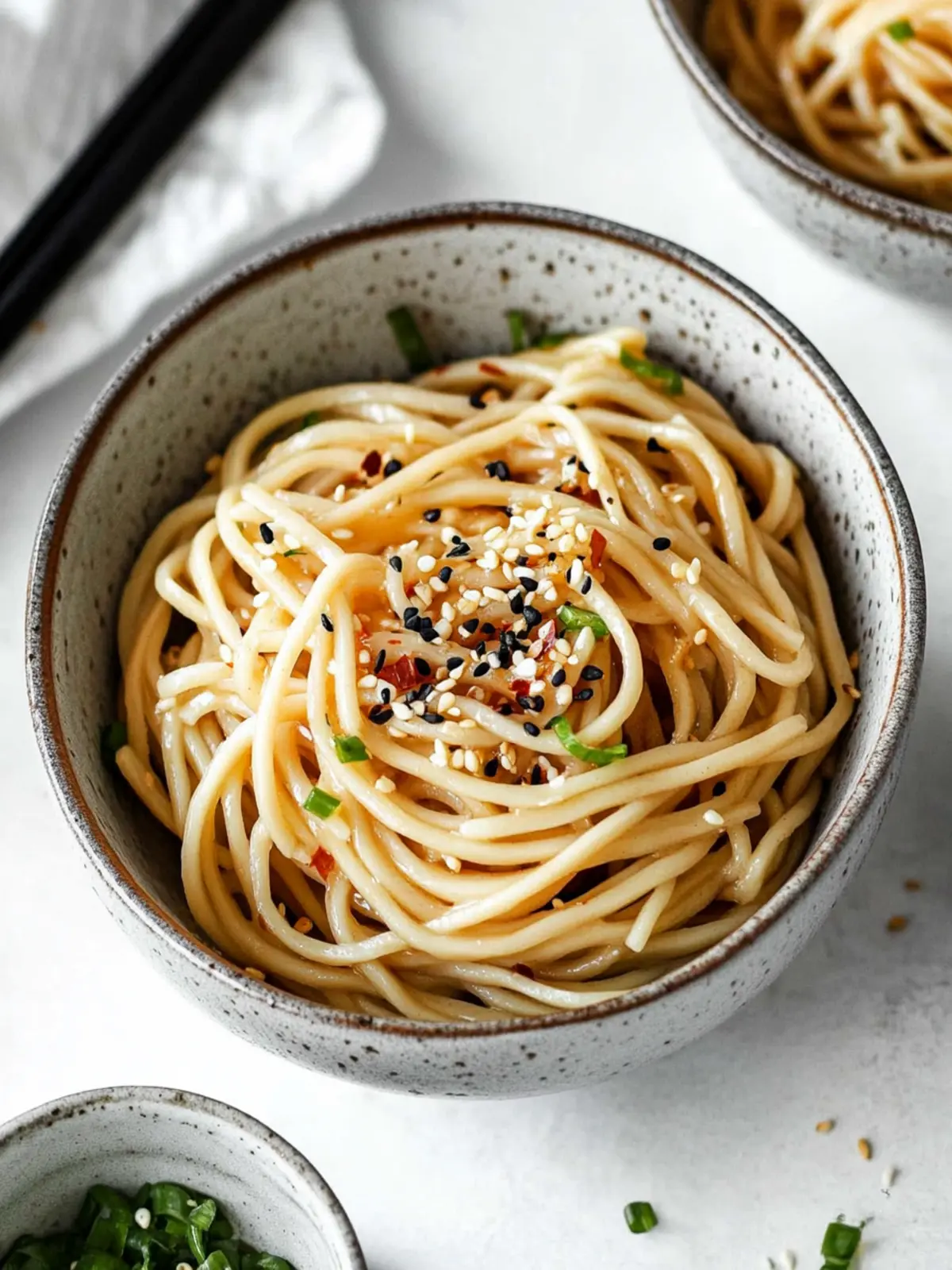 Delicious Garlic Sesame Noodles in Just 15 Minutes 3 Garlic Sesame Noodles
