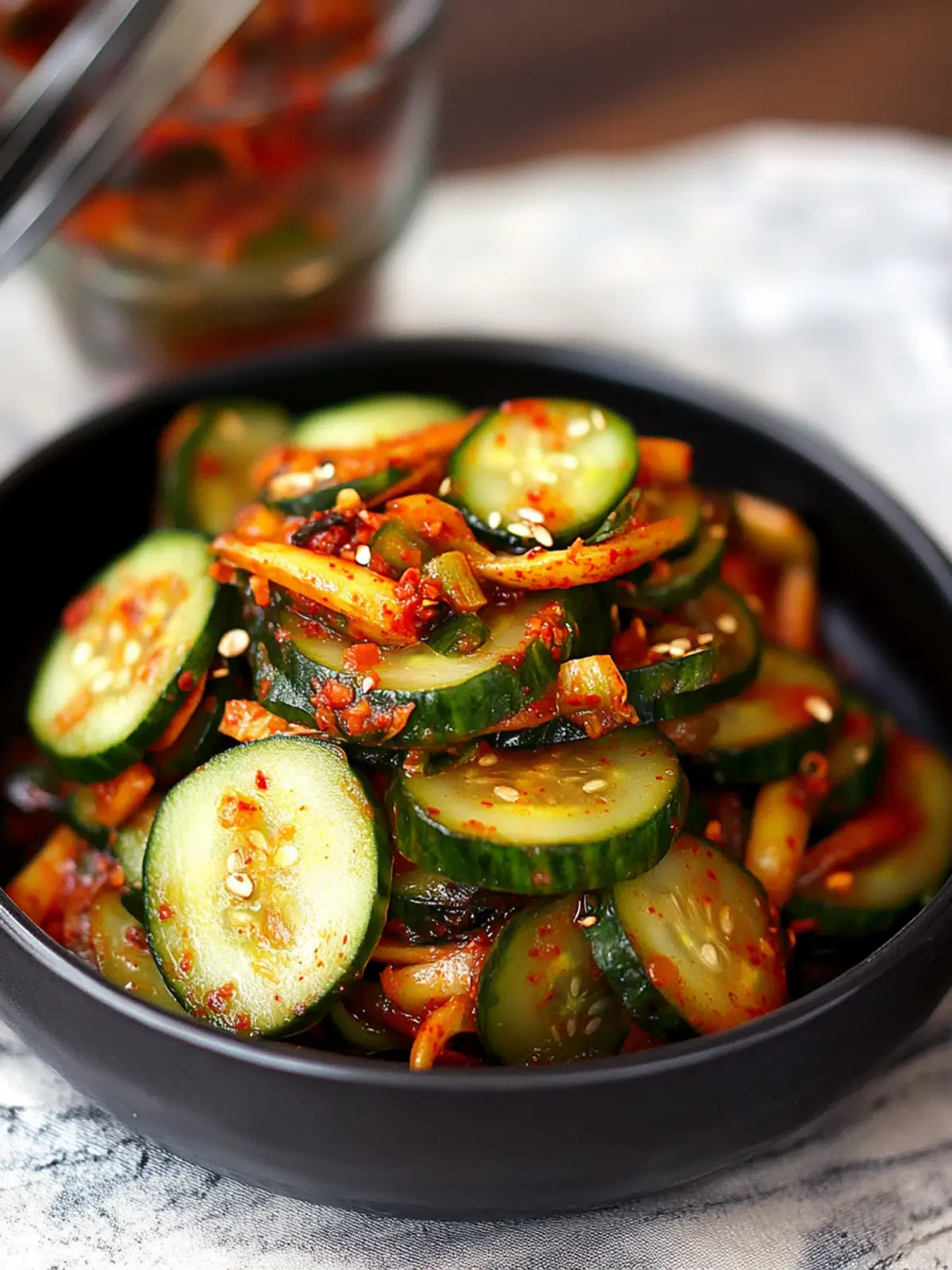 Flavor-Packed Quick Cucumber Kimchi for Homemade Happiness 2 Quick Cucumber Kimchi