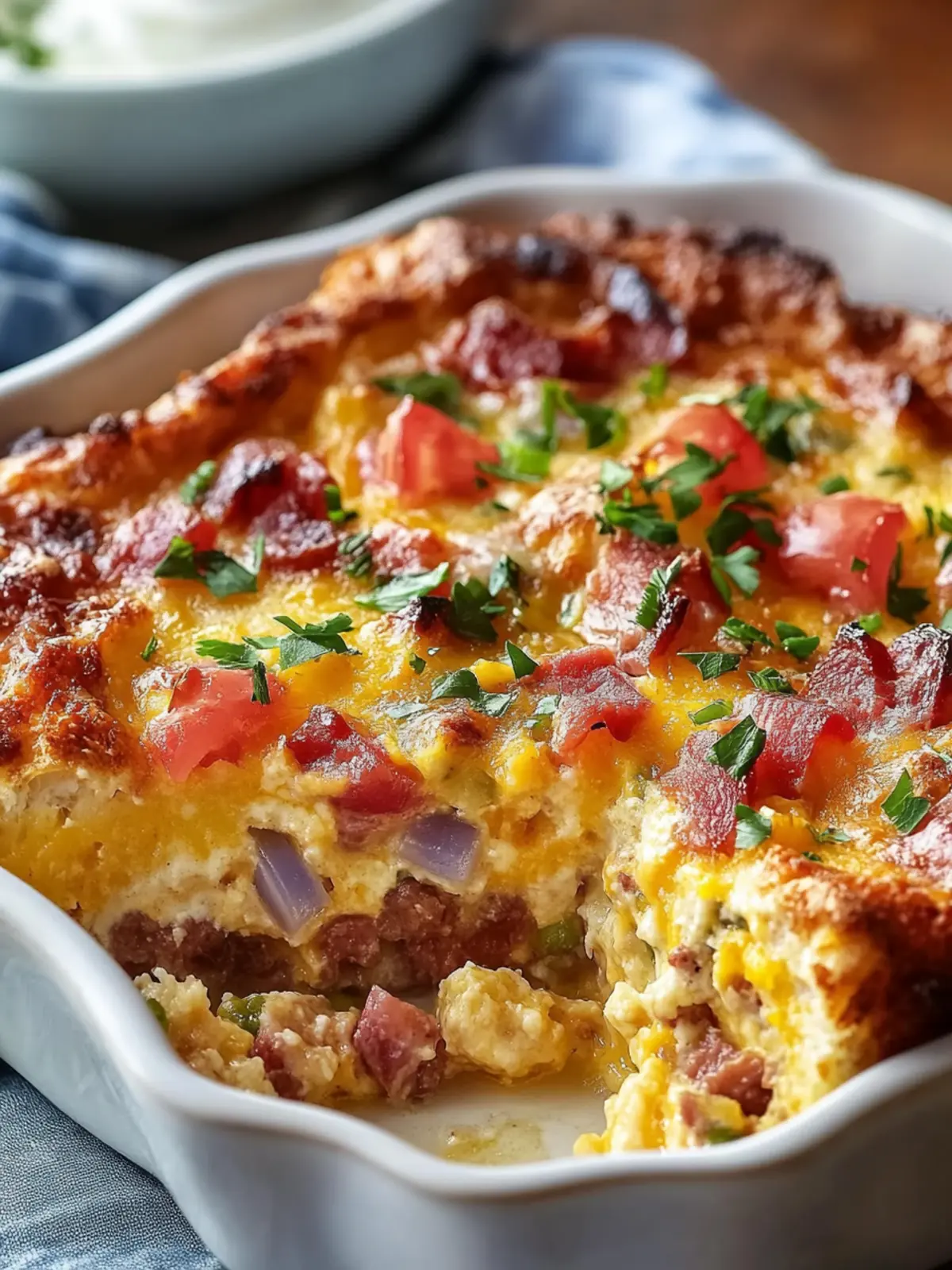 Savory Breakfast Casserole for Effortless Brunch Bliss 2 Breakfast Casserole