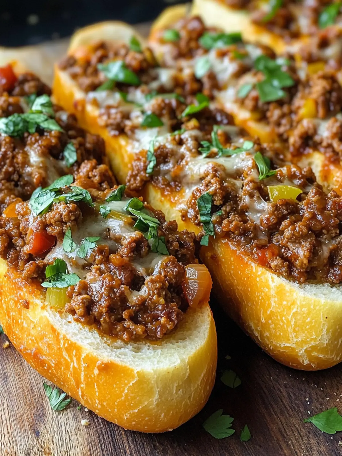 French Bread Sloppy Joes: A Cozy Twist on a Classic Dish 2 French Bread Sloppy Joes