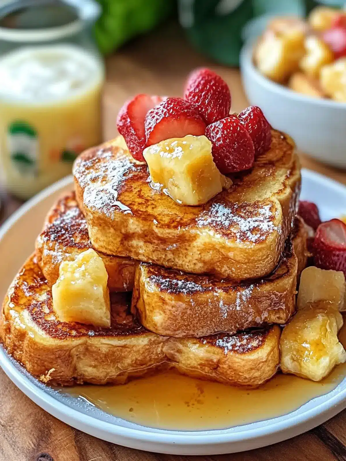 Deliciously Sweet Hawaiian Roll French Toast in 15 Minutes 5 Hawaiian Roll French Toast
