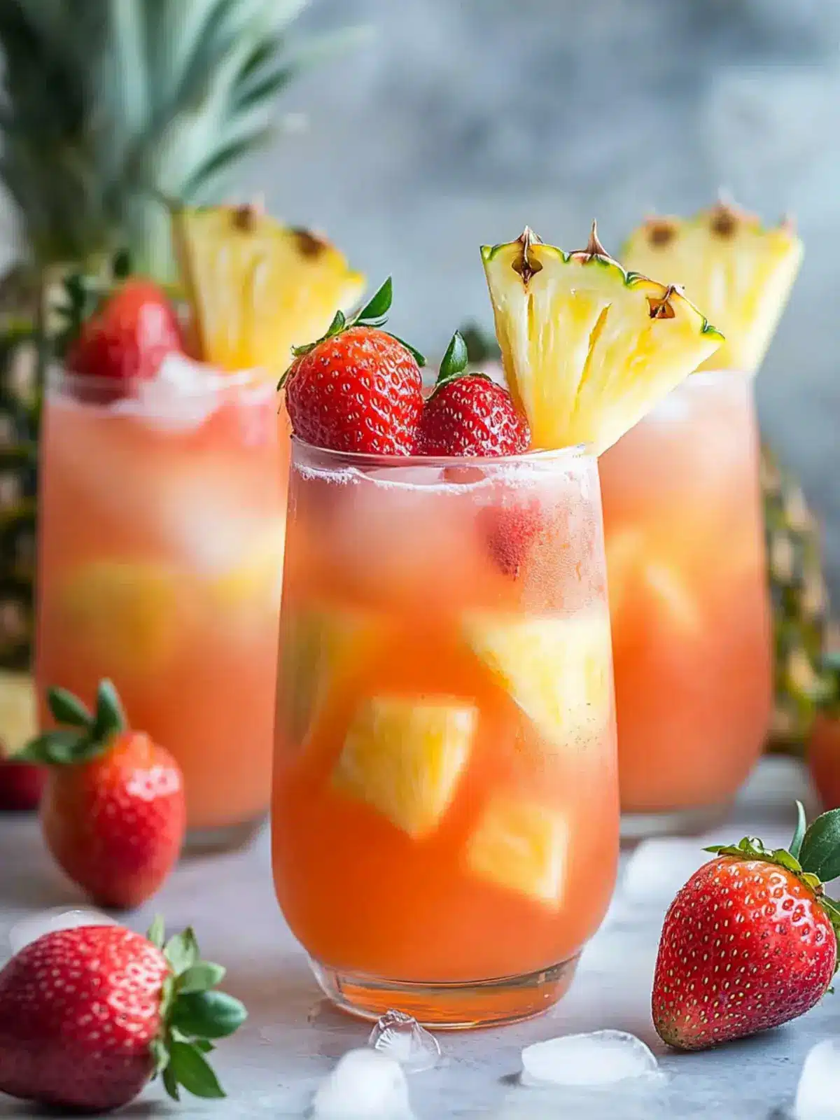 Delicious Pineapple Strawberry Agua Fresca for Summer Sips 4 Pineapple Strawberry Agua Fresca