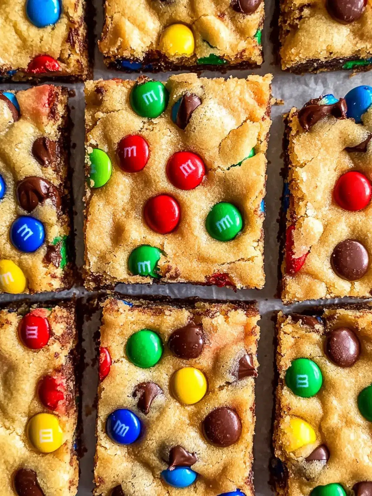 Classic M&M Cookie Bars That Will Make You Smile Daily 4 Classic M&M Cookie Bars