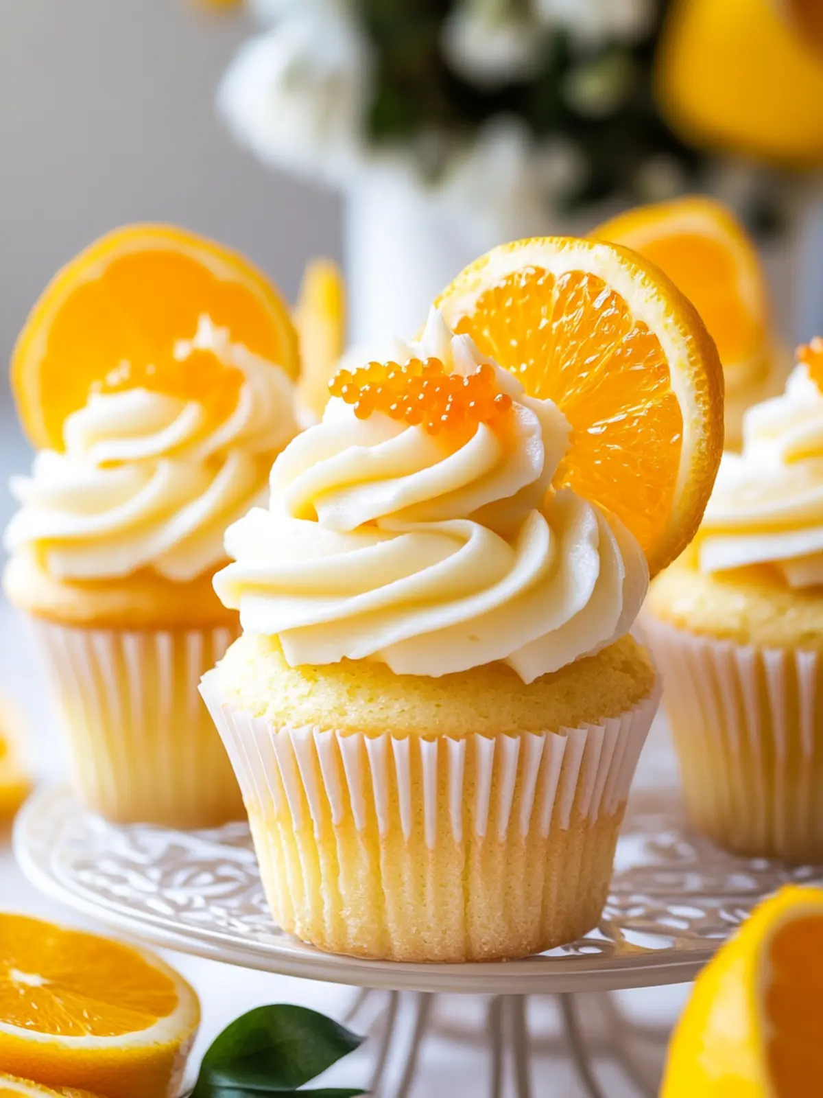 Mimosa Cupcakes: Celebrate with Sparkling Citrus Bliss 3 Mimosa Cupcakes
