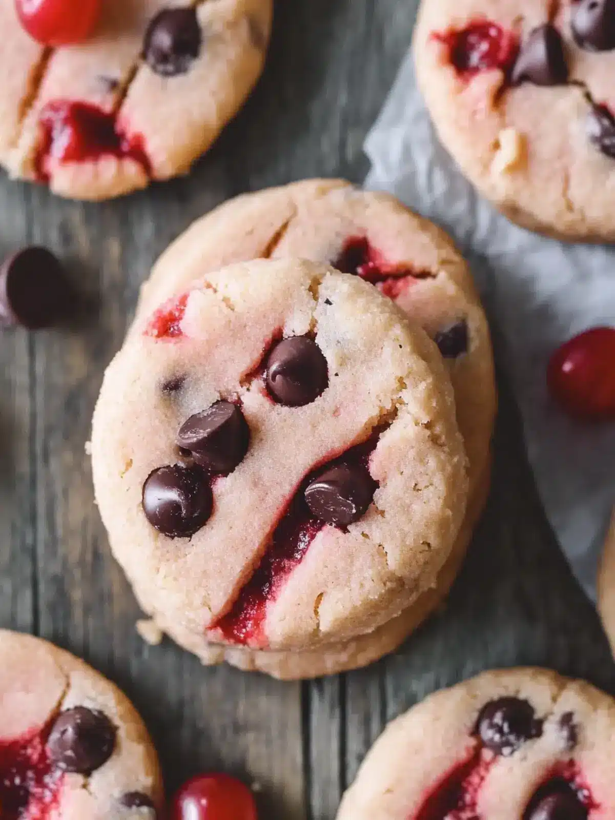 Delicious Cherry Chocolate Chip Shortbread Cookies to Savor 3 Cherry Chocolate Chip Shortbread Cookies