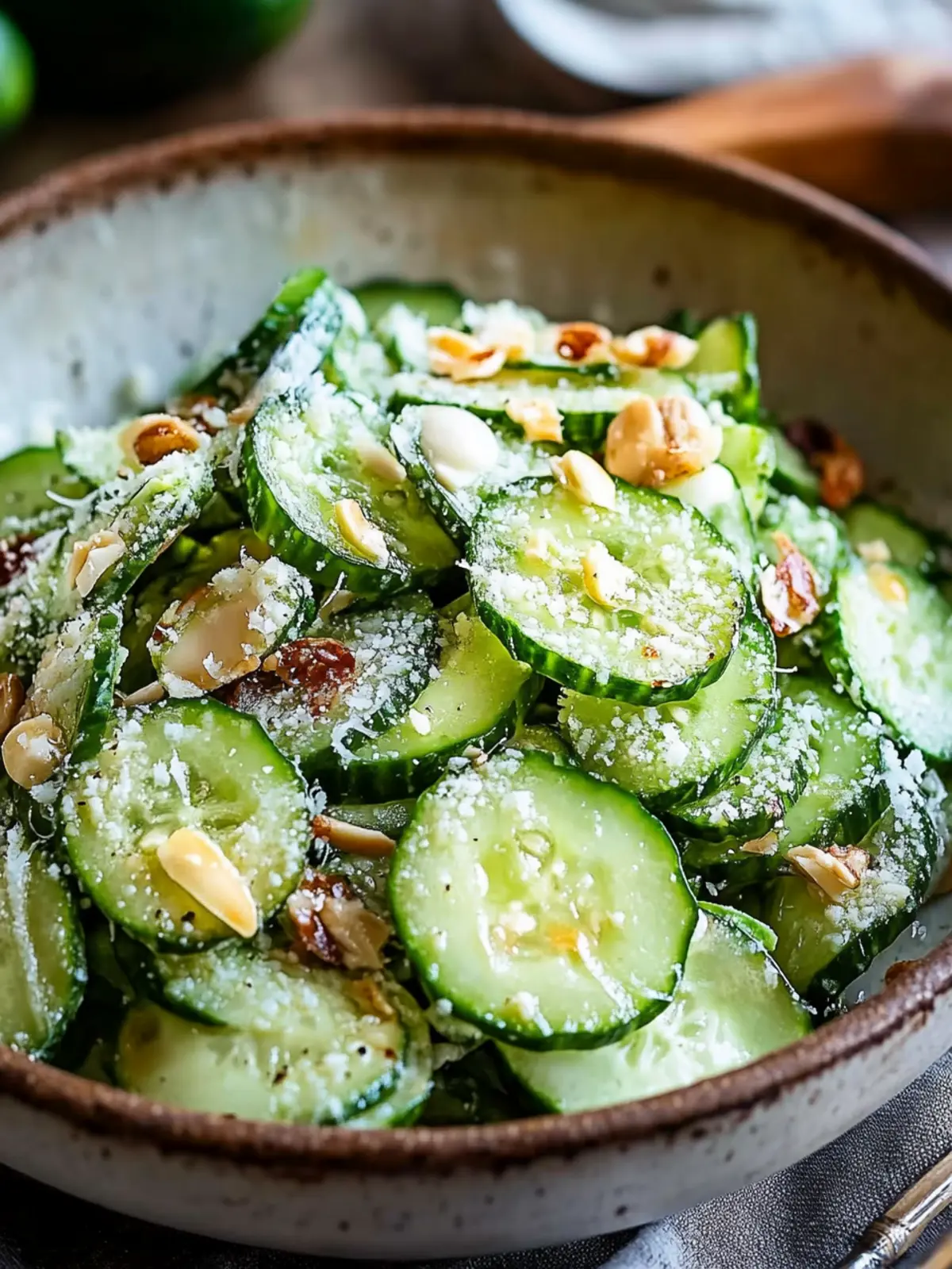 Cucumber Caesar Salad: Refreshingly Light & Deliciously Crisp 2 Cucumber Caesar Salad