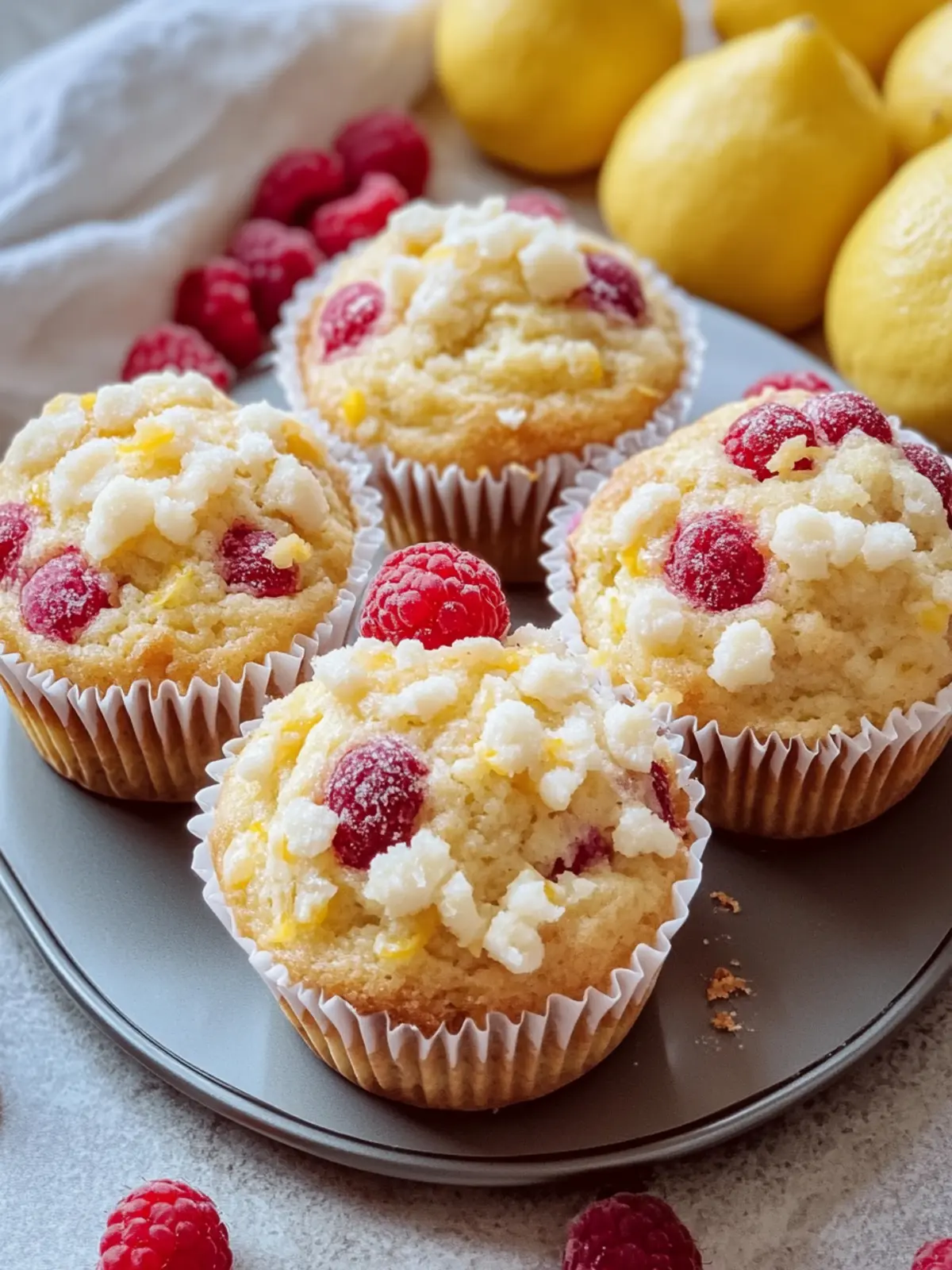 Lemon Raspberry White Chocolate Muffins for a Sweet Escape 3 Lemon Raspberry White Chocolate Muffins