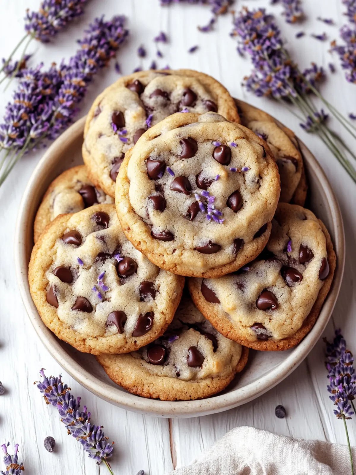 Delightful Lavender Chocolate Chip Cookies for a Sweet Escape 2 Lavender Chocolate Chip Cookies