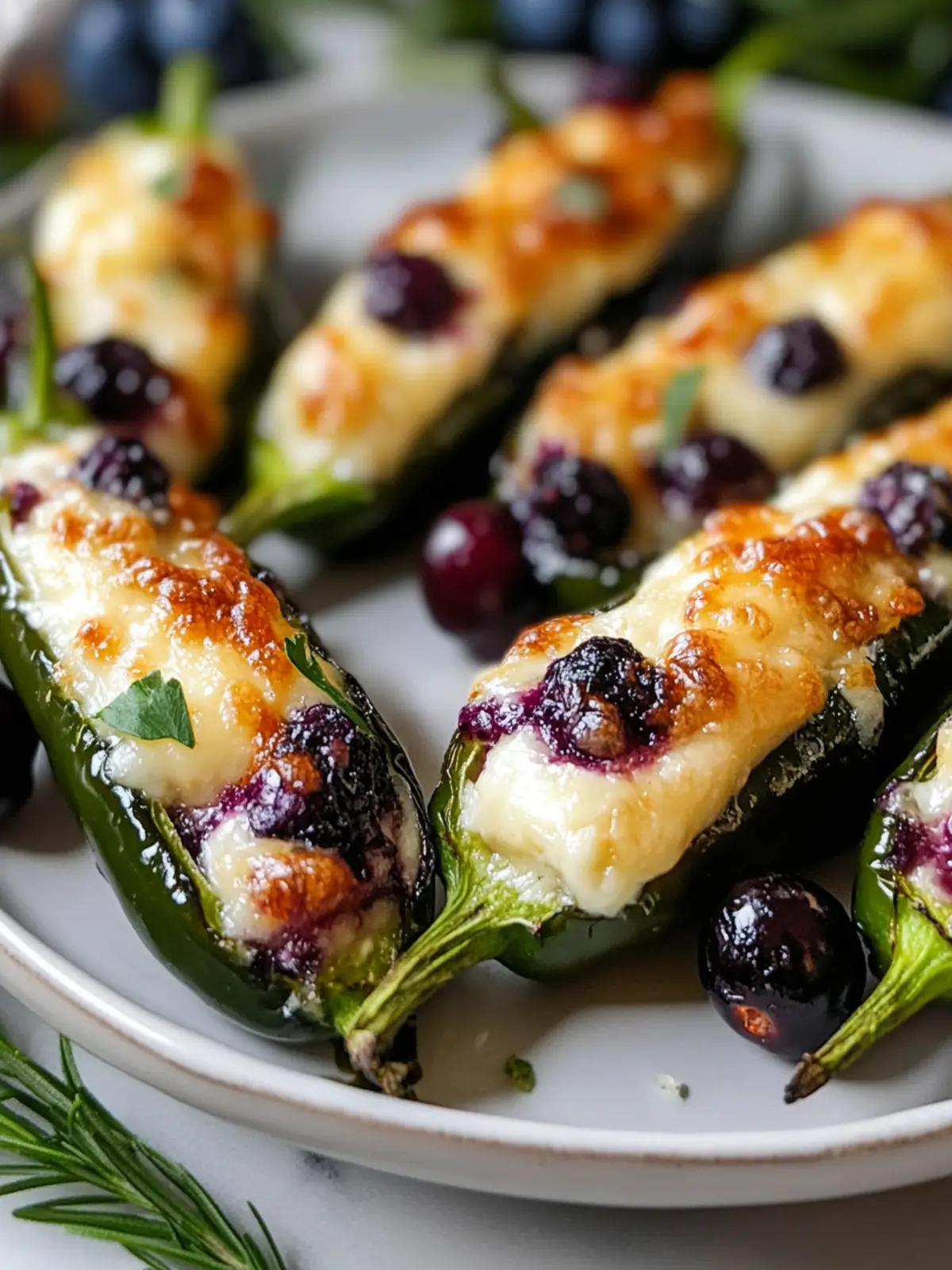 Irresistible Blueberry Brie Jalapeño Poppers for Game Day 5 Blueberry Brie Jalapeño Poppers