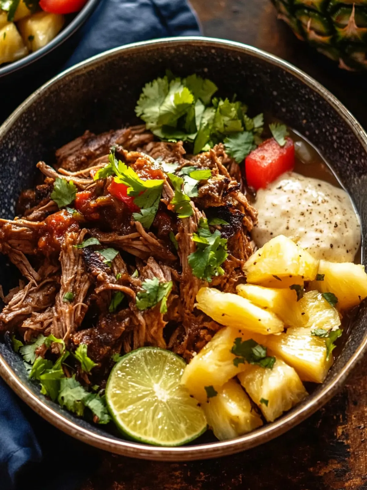 Crockpot Chipotle Pineapple Pot Roast Bowl for Easy Family Dinners 2 Crockpot Chipotle Pineapple Pot Roast Bowl