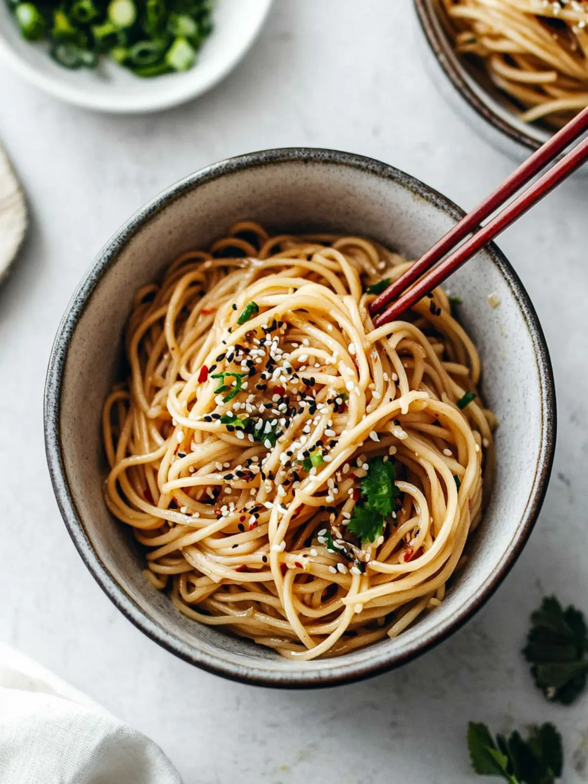 Delicious Garlic Sesame Noodles in Just 15 Minutes 5 Garlic Sesame Noodles