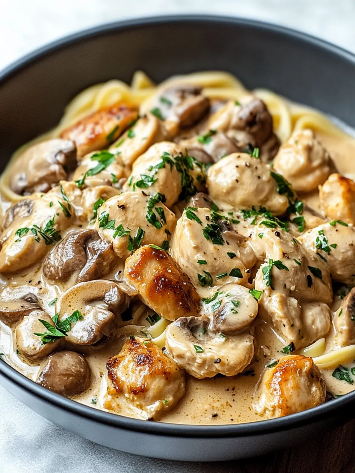 Creamy Chicken Stroganoff in 30 Minutes – Pure Comfort Bliss 4 Chicken Stroganoff