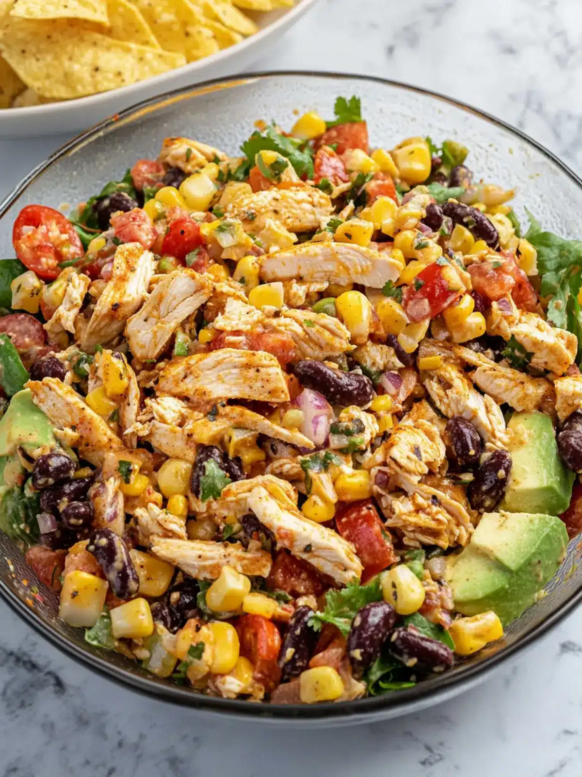 Quick Southwest Chicken Salad: Fresh, Flavorful & Fast! 2 Quick Southwest Chicken Salad
