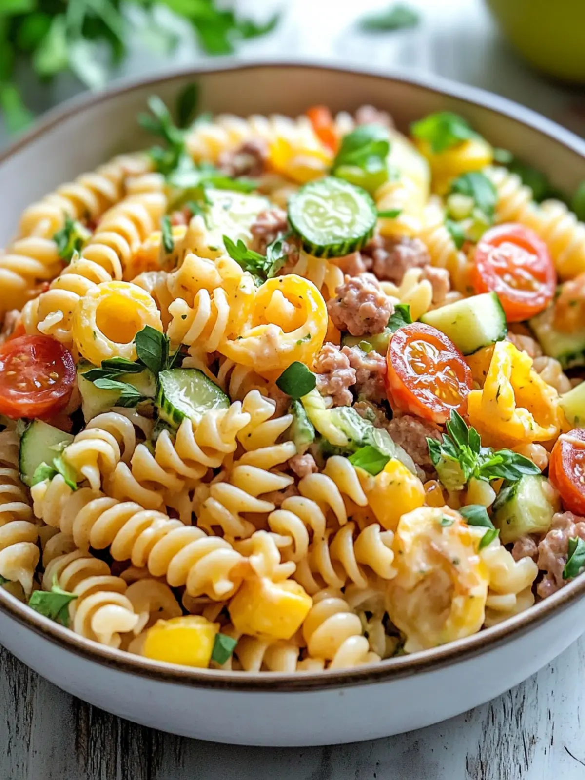 Delicious Jimmy Buffett Pasta Salad for a Flavorful Feast 3 Jimmy Buffett Pasta Salad