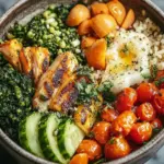 Delicious Mother Earth Bowl with Roasted Veggies and Pesto 7 Mother Earth Bowl