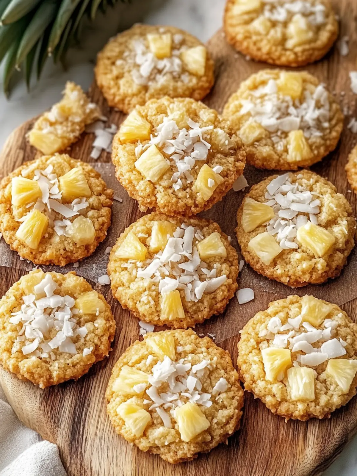 Tropical Pineapple Coconut Cookies for a Sweet Summer Escape 4 Tropical Pineapple Coconut Cookies