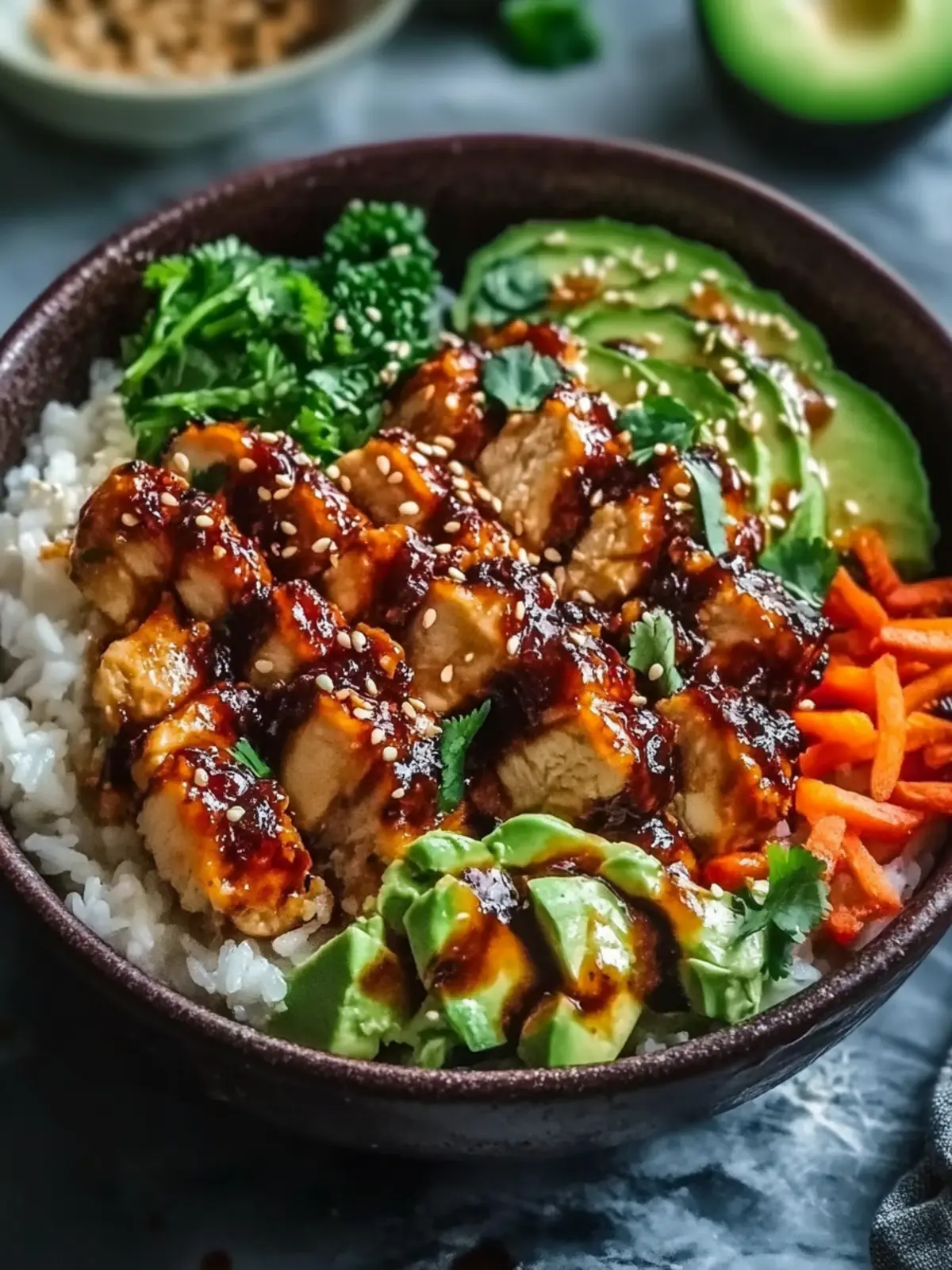 Sticky Chicken Bowls for a Cozy and Quick Dinner Delight 3 Sticky Chicken Bowls