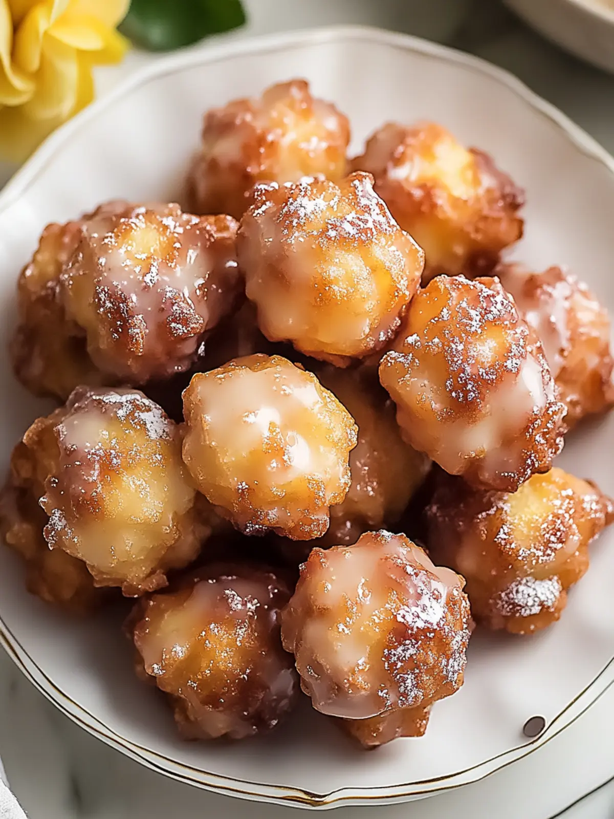 Irresistible Apple Fritter Bites Perfect for Fall Snacking 4 Apple Fritter Bites