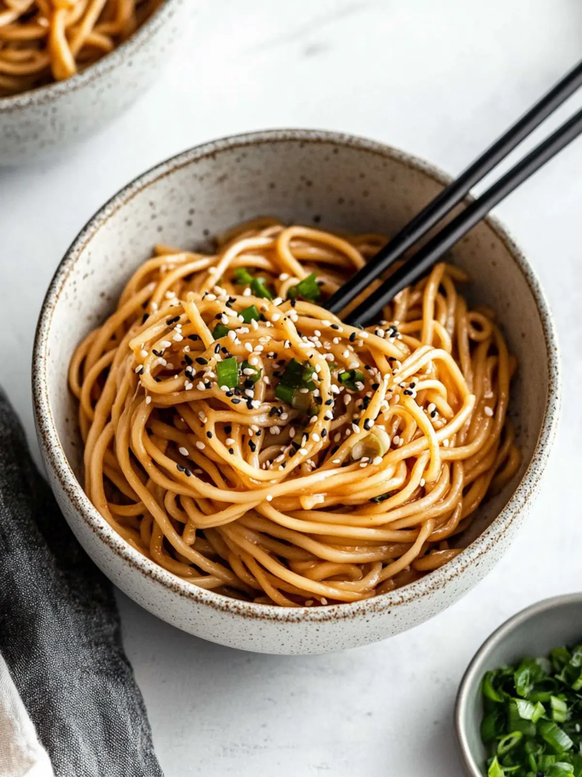 Delicious Garlic Sesame Noodles in Just 15 Minutes 4 Garlic Sesame Noodles
