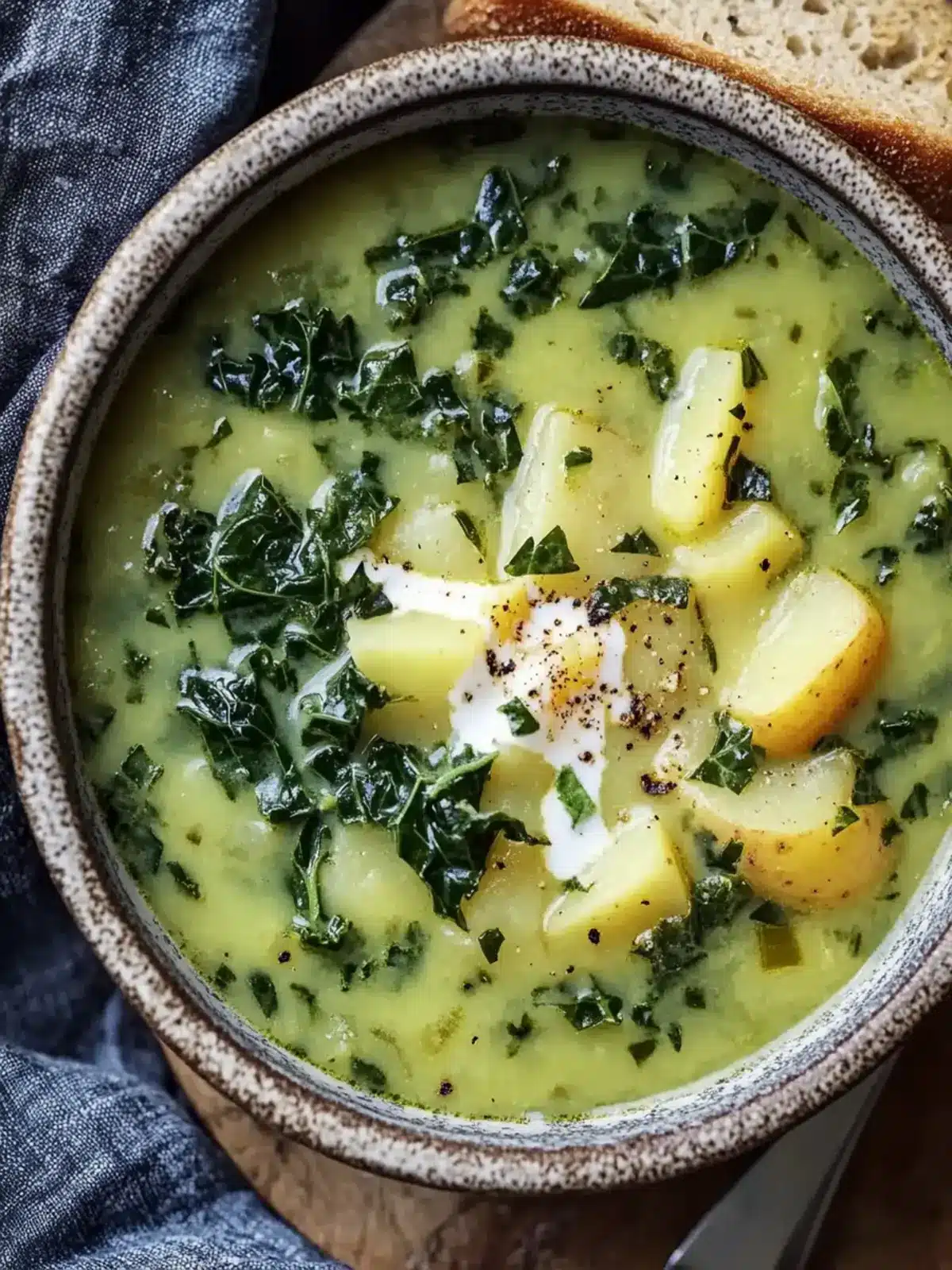 Cozy Up with Chunky Potato Kale Soup for Ultimate Comfort 2 Chunky Potato Kale Soup