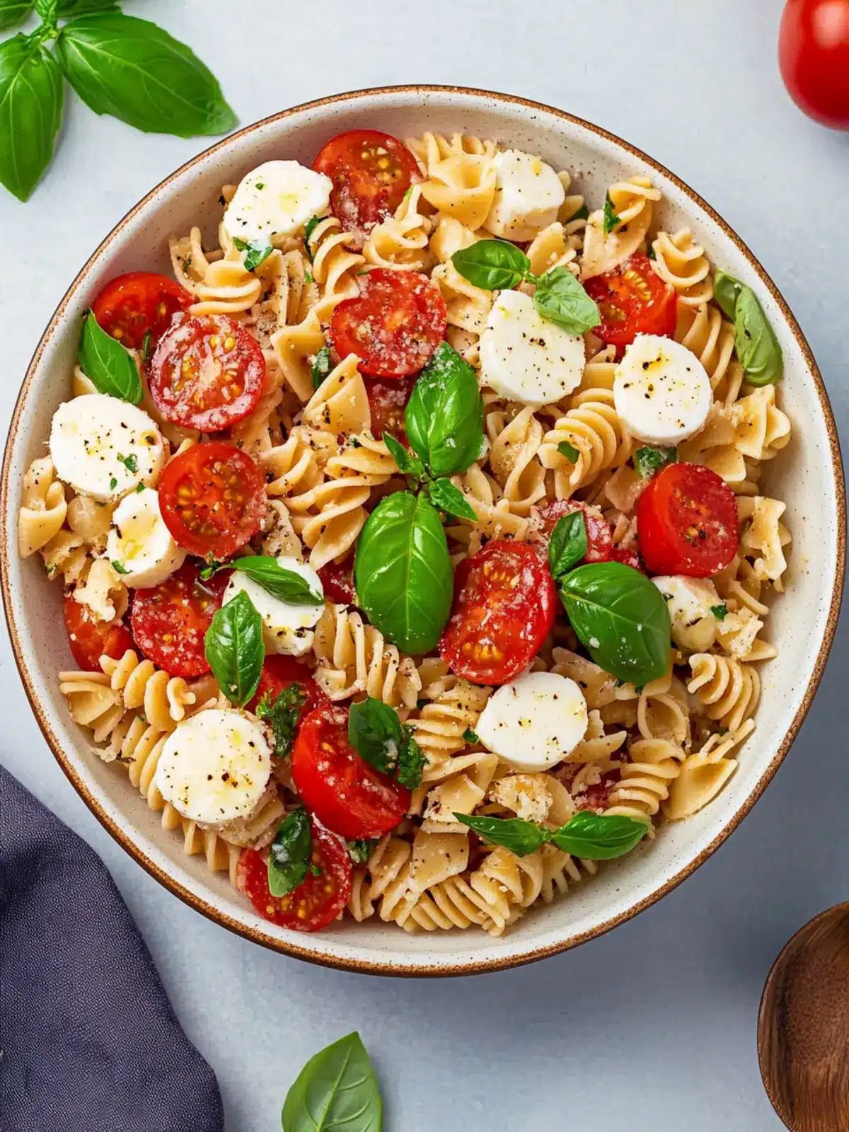 Fresh Caprese Pasta Salad: Your New Favorite Summer Dish 5 Fresh Caprese Pasta Salad