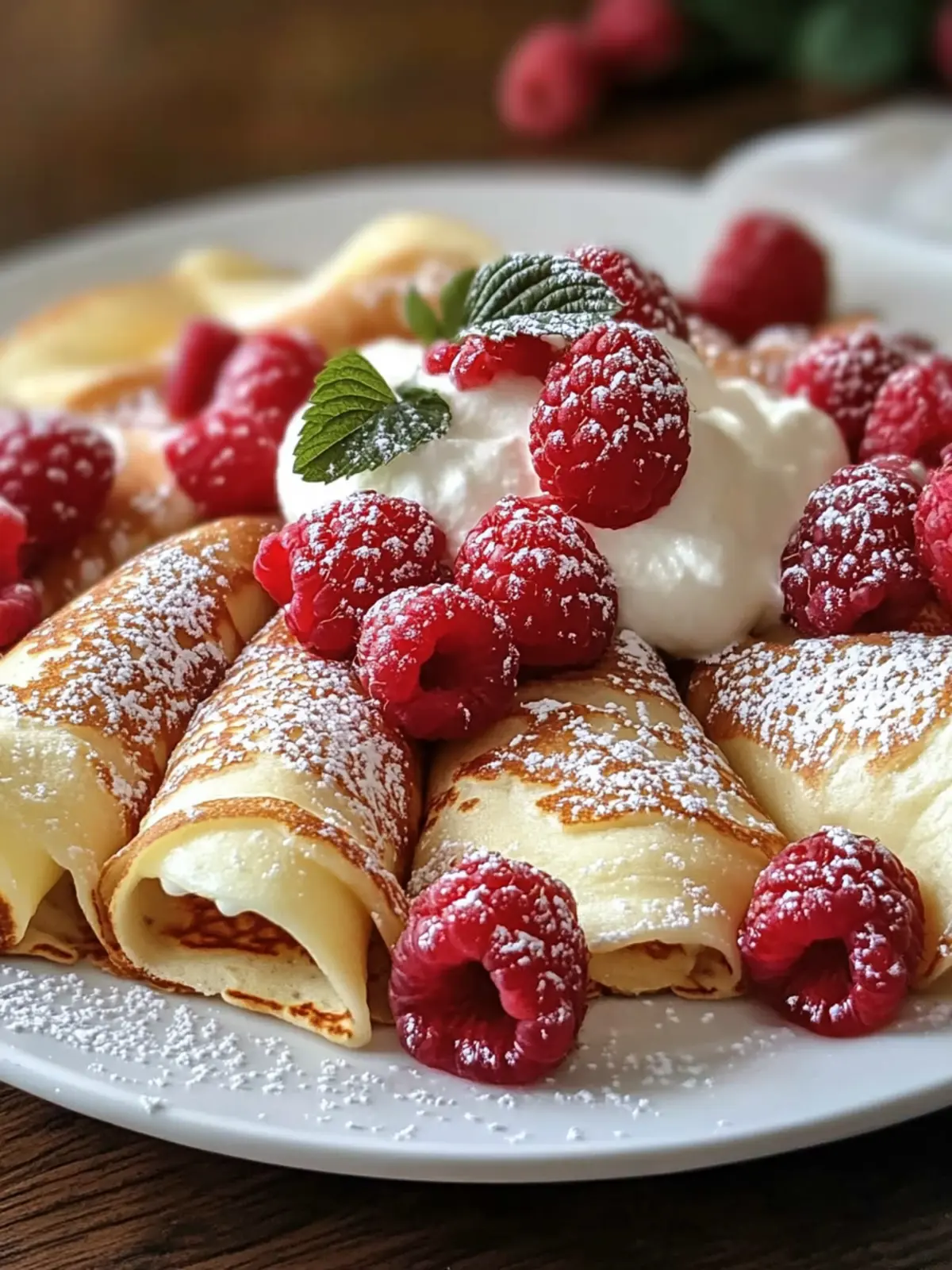 Raspberry Vanilla Cream Crepes to Brighten Your Brunch 3 Raspberry Vanilla Cream Crepes