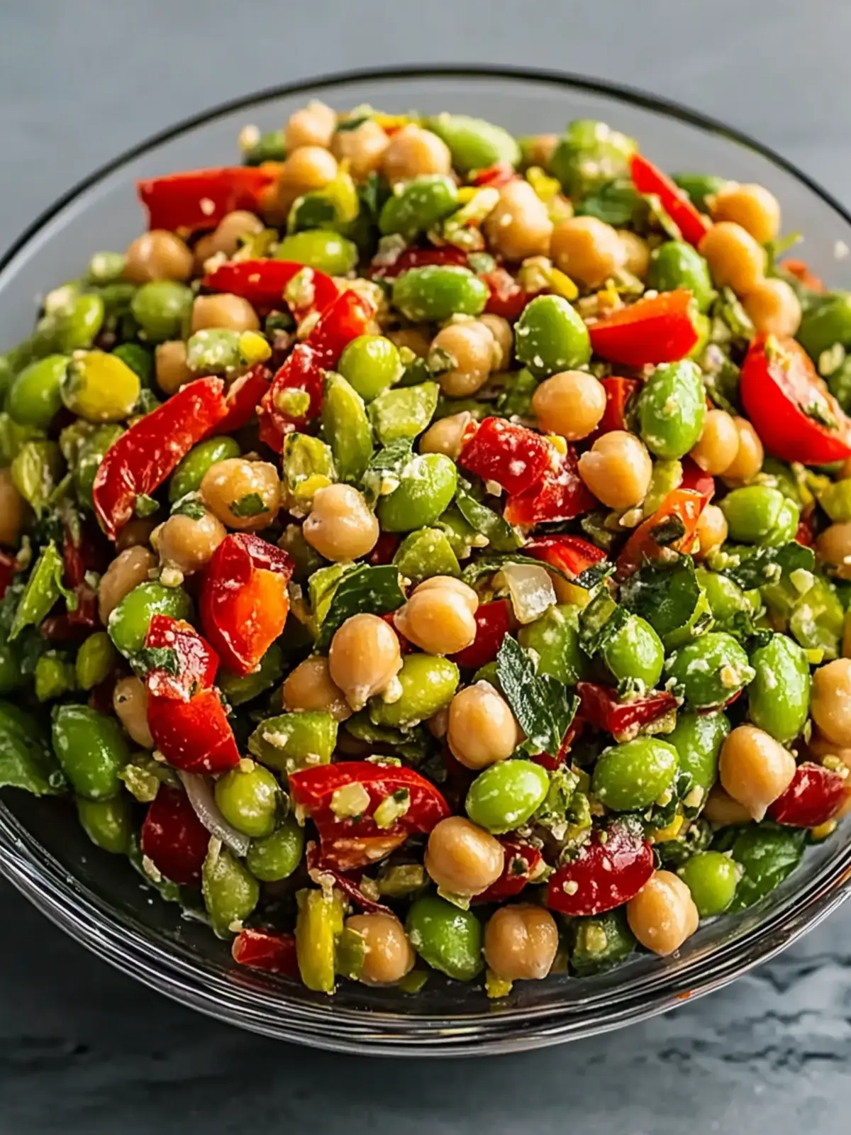 Chickpea Edamame Salad: A Flavorful Twist on Freshness 5 Chickpea Edamame Salad