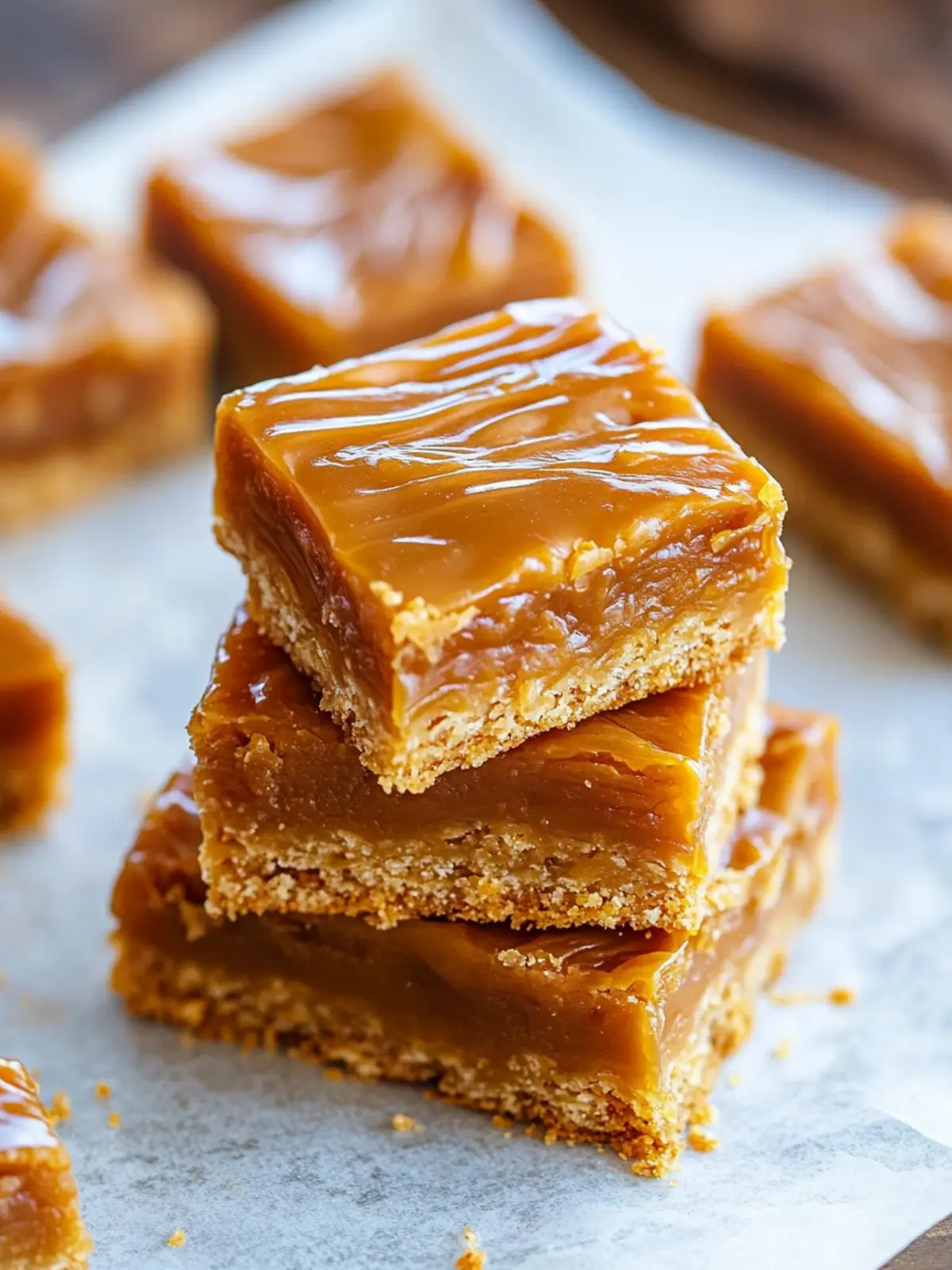 Dulce de Leche Caramel Bars: Your New Party Showstopper! 4 Dulce de Leche Caramel Bars