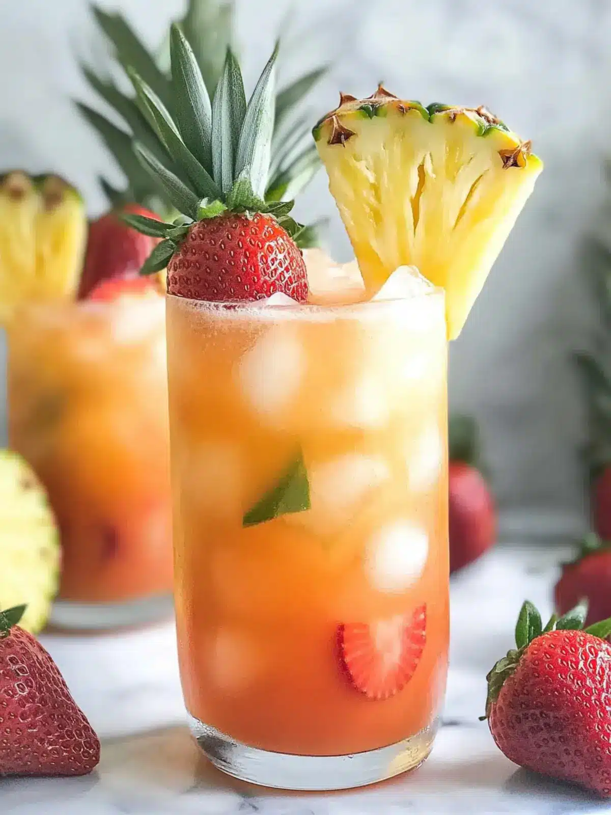 Delicious Pineapple Strawberry Agua Fresca for Summer Sips 3 Pineapple Strawberry Agua Fresca