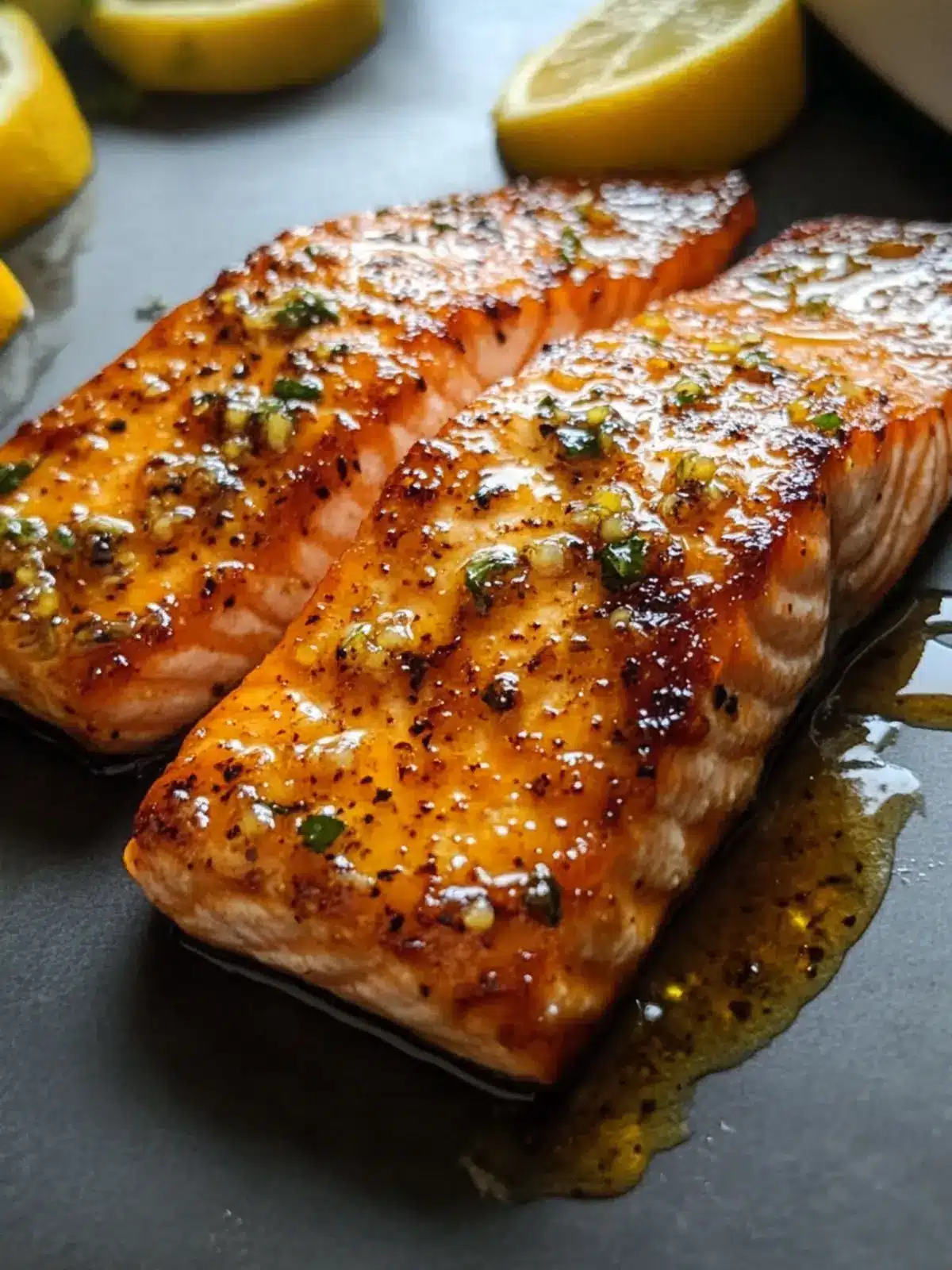 Savory Honey Garlic Butter Salmon in Just 20 Minutes 5 Honey Garlic Butter salmon