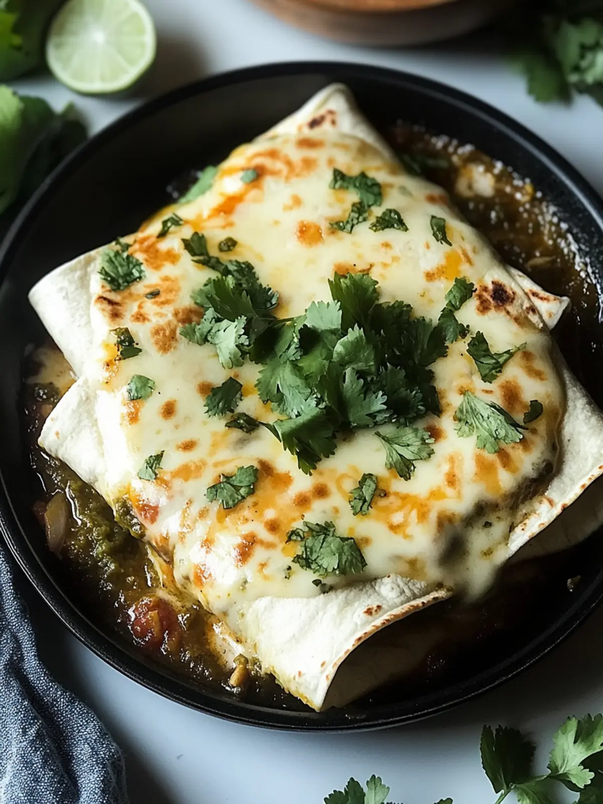 Savory Smothered Green Chili Burritos You'll Crave Tonight 2 Smothered Green Chili Burritos