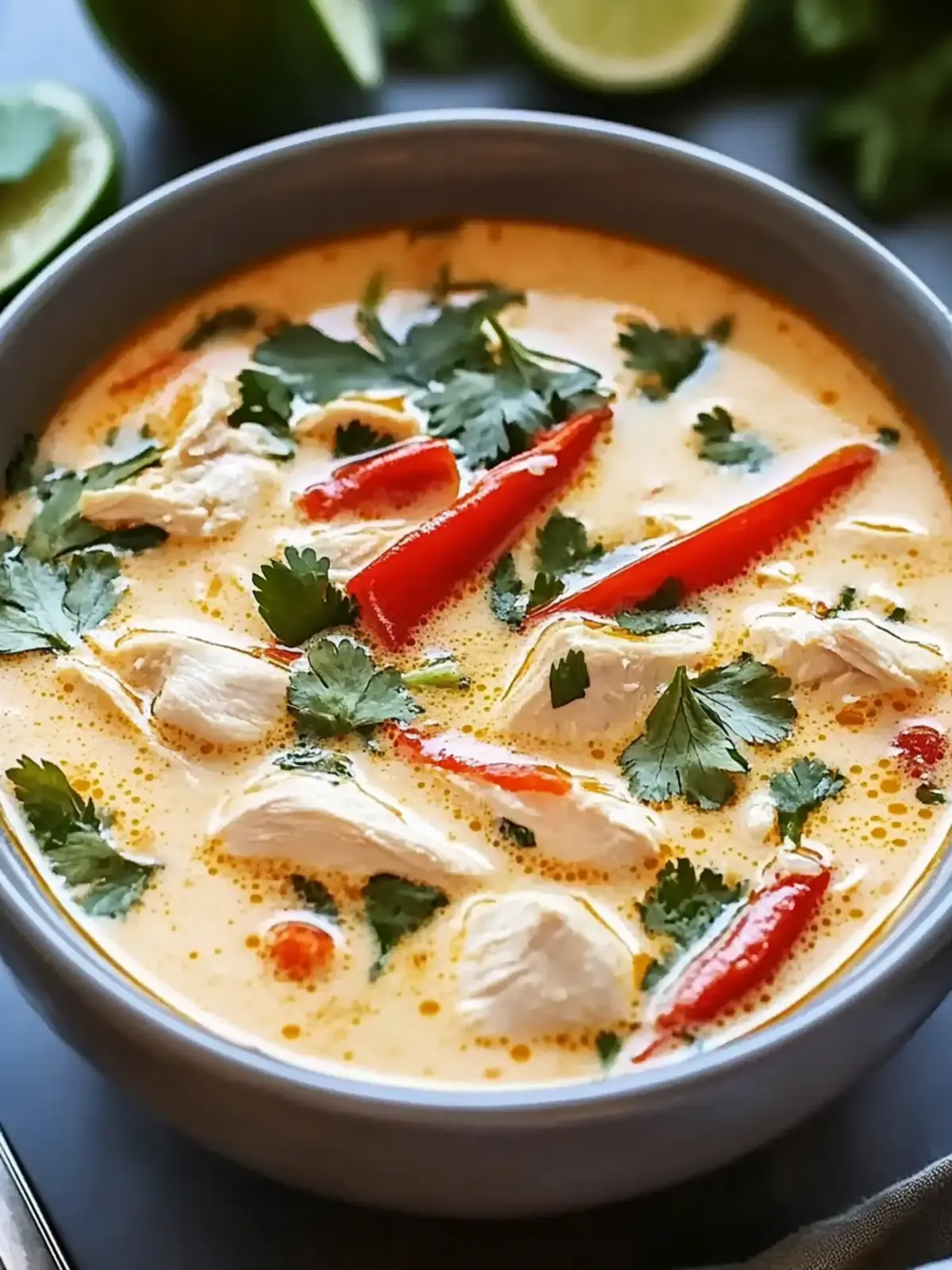 Crockpot Thai Coconut Chicken Soup for Cozy Nights In 5 Crockpot Thai Coconut Chicken Soup