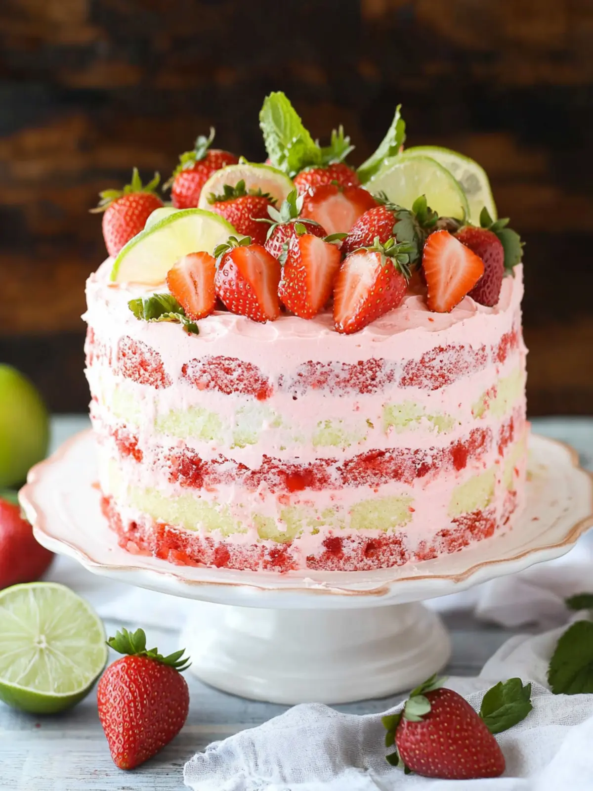 Strawberry Margarita Layer Cake: A Festive Delight to Savor 5 Strawberry Margarita Layer Cake