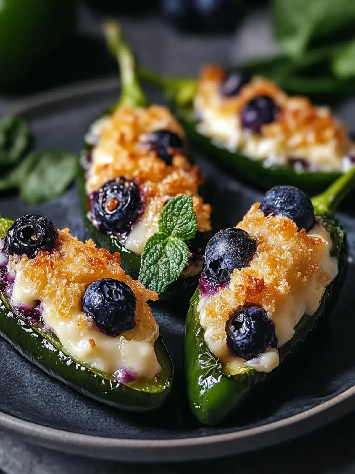 Irresistible Blueberry Brie Jalapeño Poppers for Game Day 3 Blueberry Brie Jalapeño Poppers